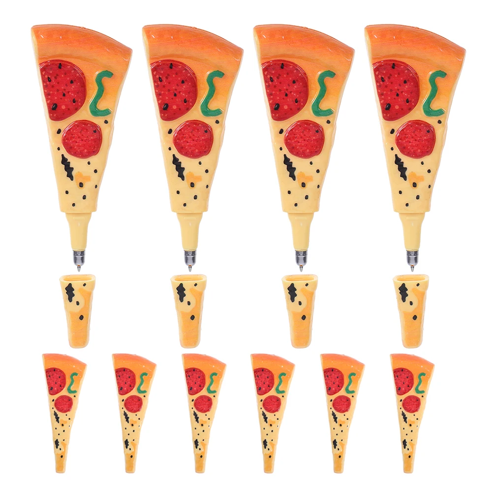 10 Pcs Simulated Pizza Ballpoint Pen Funny Stationery Novelty Shaped Office Plastic Pens Student
10 Pcs Simulated Pizza Ballpoint Pen Funny Stationery Novelty Shaped Office Plastic Pens Student