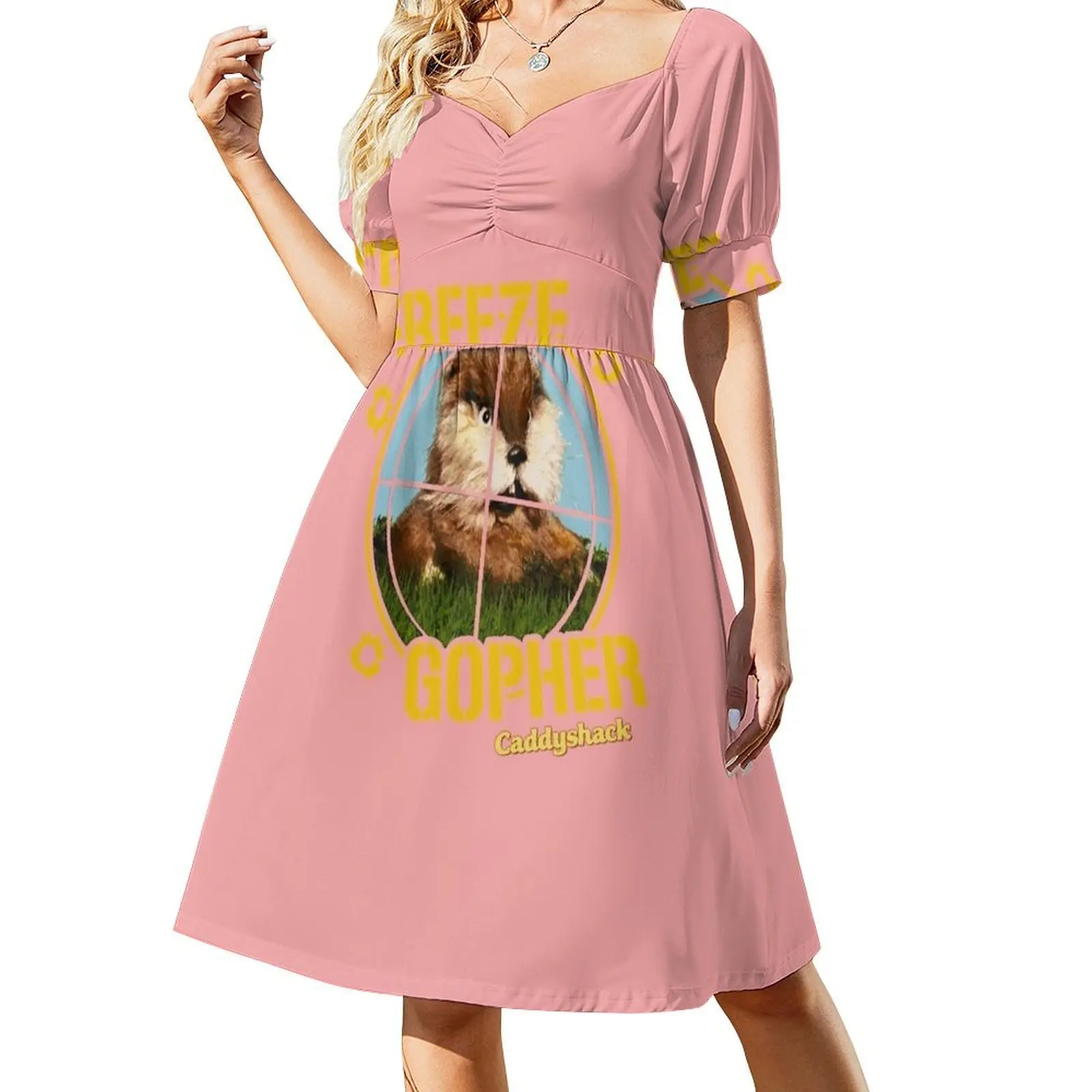 Caddyshack Film Freeze Gopher Tri-blend Short-Sleeved Dress long dress women summer dress
Caddyshack Film Freeze Gopher Tri-blend Short-Sleeved Dress long dress women summer dress