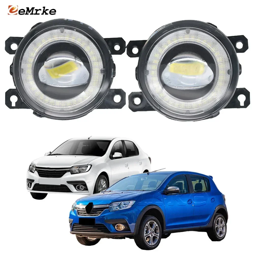 Обновление светодиодных противотуманных фар + дневные ходовые огни Angel Eyes DRL для Renault Logan Dacia Logan Sandero 2017 2018 2019 2020 2021
Обновление светодиодных противотуманных фар + дневные ходовые огни Angel Eyes DRL для Renault Logan Dacia Logan Sandero 2017 2018 2019 2020 2021