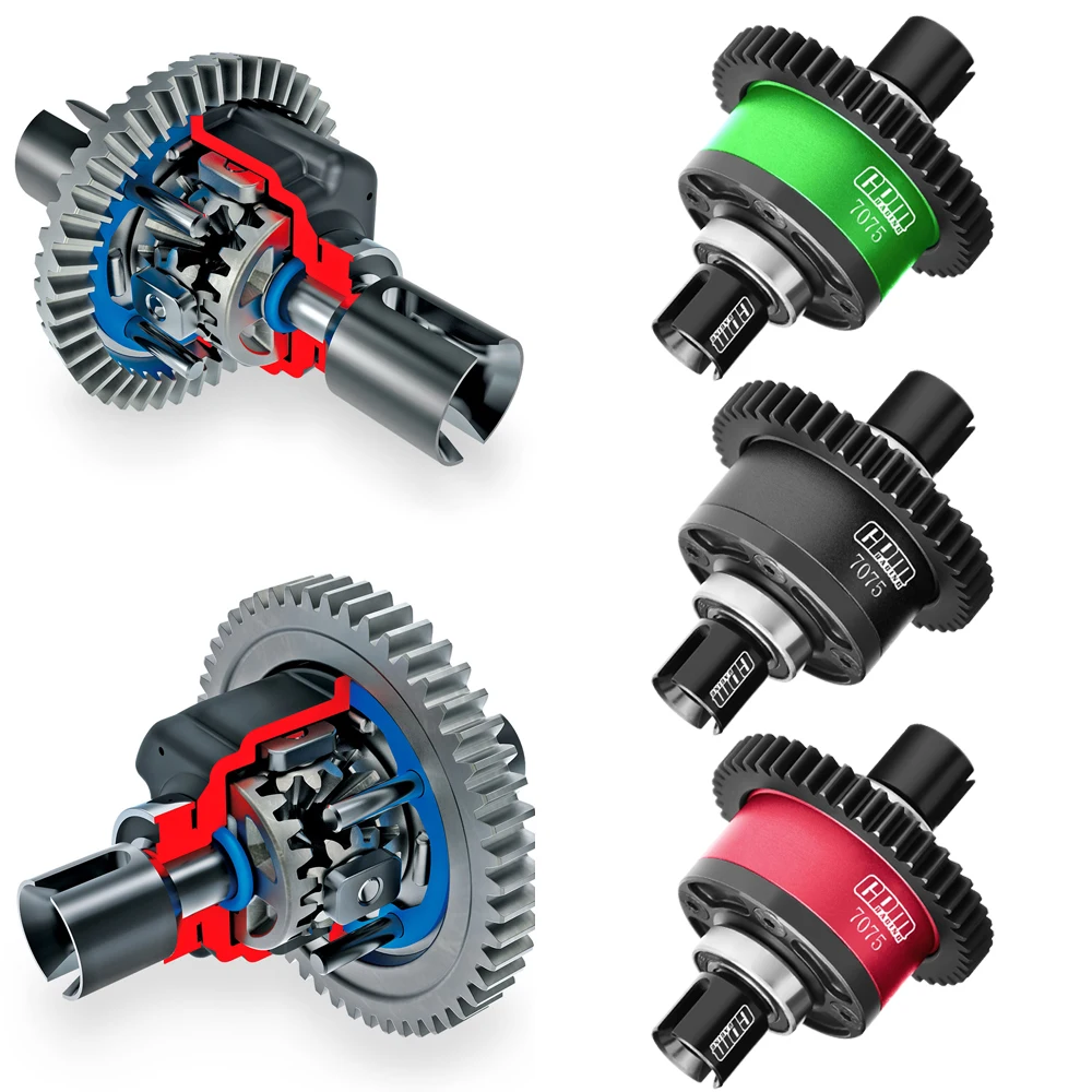 GPM Metal Steel 46T 1.0 M Center Differential Set 9585 for TRAXXAS 1/8 SLEDGE 6S MONSTER TRUCK 95076-4 RC Car Upgrade Parts
GPM Metal Steel 46T 1.0 M Center Differential Set 9585 for TRAXXAS 1/8 SLEDGE 6S MONSTER TRUCK 95076-4 RC Car Upgrade Parts