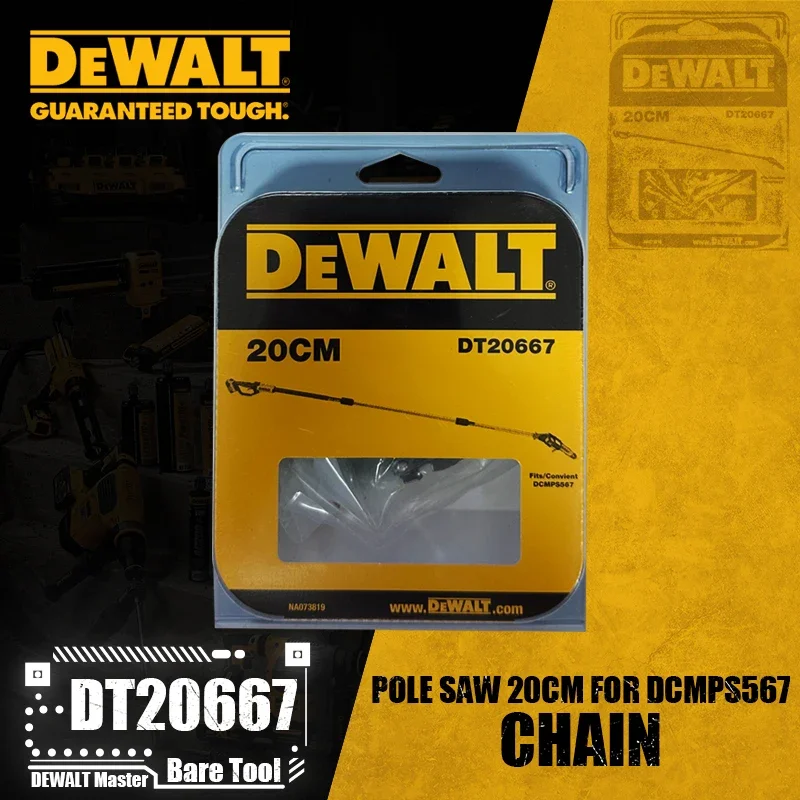 DEWALT DT20667 Pole Saw 20cm Chain Power Tool Accessories For DCMPS567
DEWALT DT20667 Pole Saw 20cm Chain Power Tool Accessories For DCMPS567