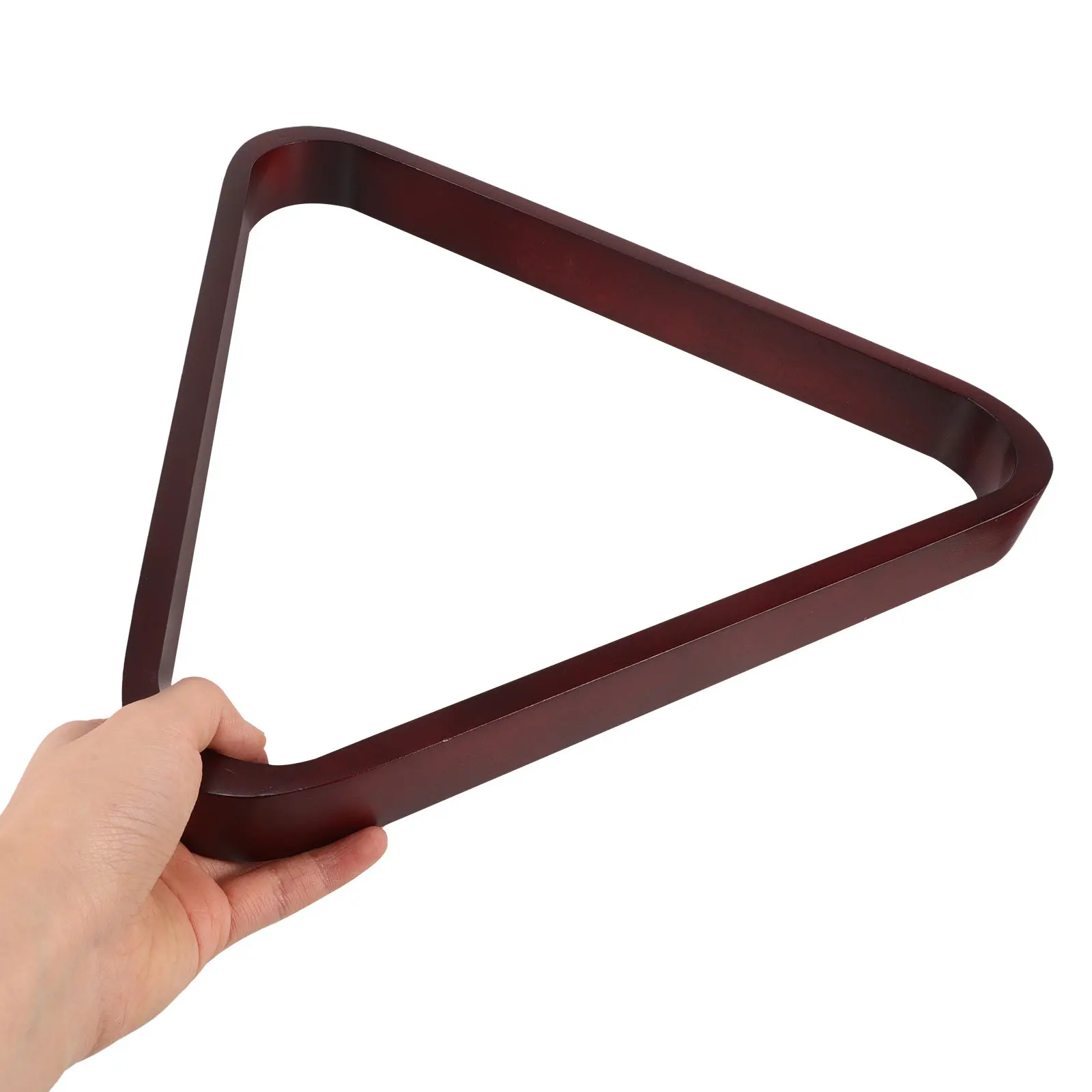 2Pcs Billiard Triangle Rack Sturdy Solid Wood Build Enhances Pool Table Accessories Collection At Home Or Commercial