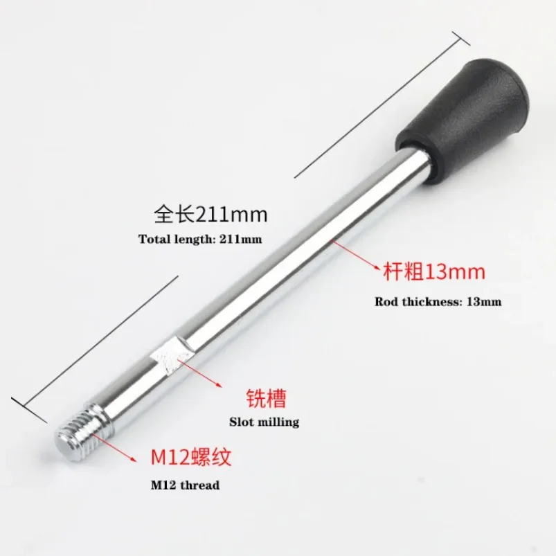 NEW 3Pcs/1PC M12 Thread Handle For Bench Drill Z512, Z516, Drilling Machine Z4116, Z4120 Machine Tool Parts
NEW 3Pcs/1PC M12 Thread Handle For Bench Drill Z512, Z516, Drilling Machine Z4116, Z4120 Machine Tool Parts