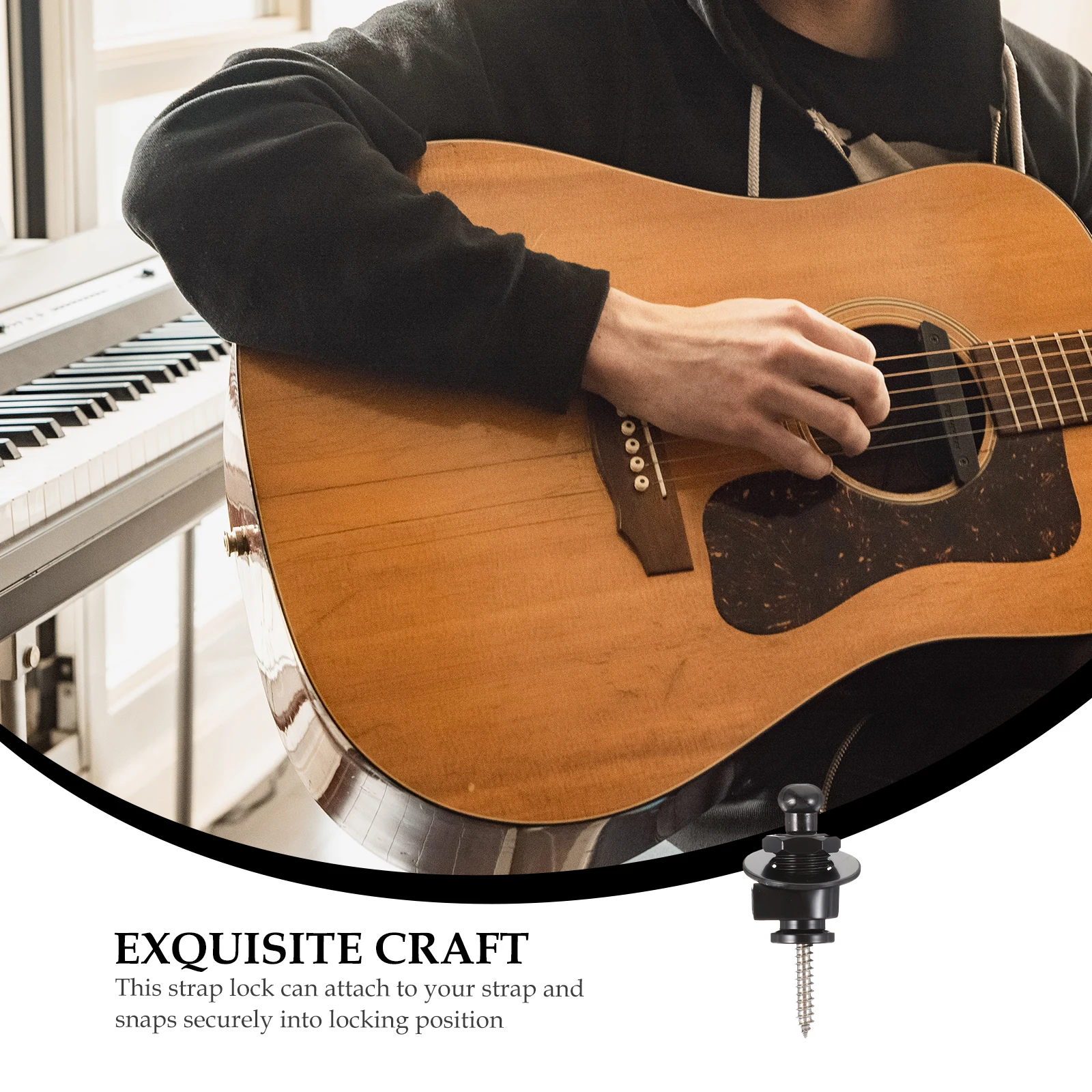 10 Pcs Guitar Studs Belt Buckle Strap Button Buttons Staples Accesories Acoustic Secure Locking
10 Pcs Guitar Studs Belt Buckle Strap Button Buttons Staples Accesories Acoustic Secure Locking