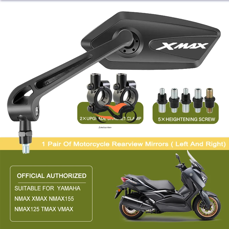 For YAMAHA XMAX 300 XMAX300 XMAX250 XMAX400 XMAX125 Square motorcycle mirror Adjustable rearview mirror Easy Installation
For YAMAHA XMAX 300 XMAX300 XMAX250 XMAX400 XMAX125 Square motorcycle mirror Adjustable rearview mirror Easy Installation