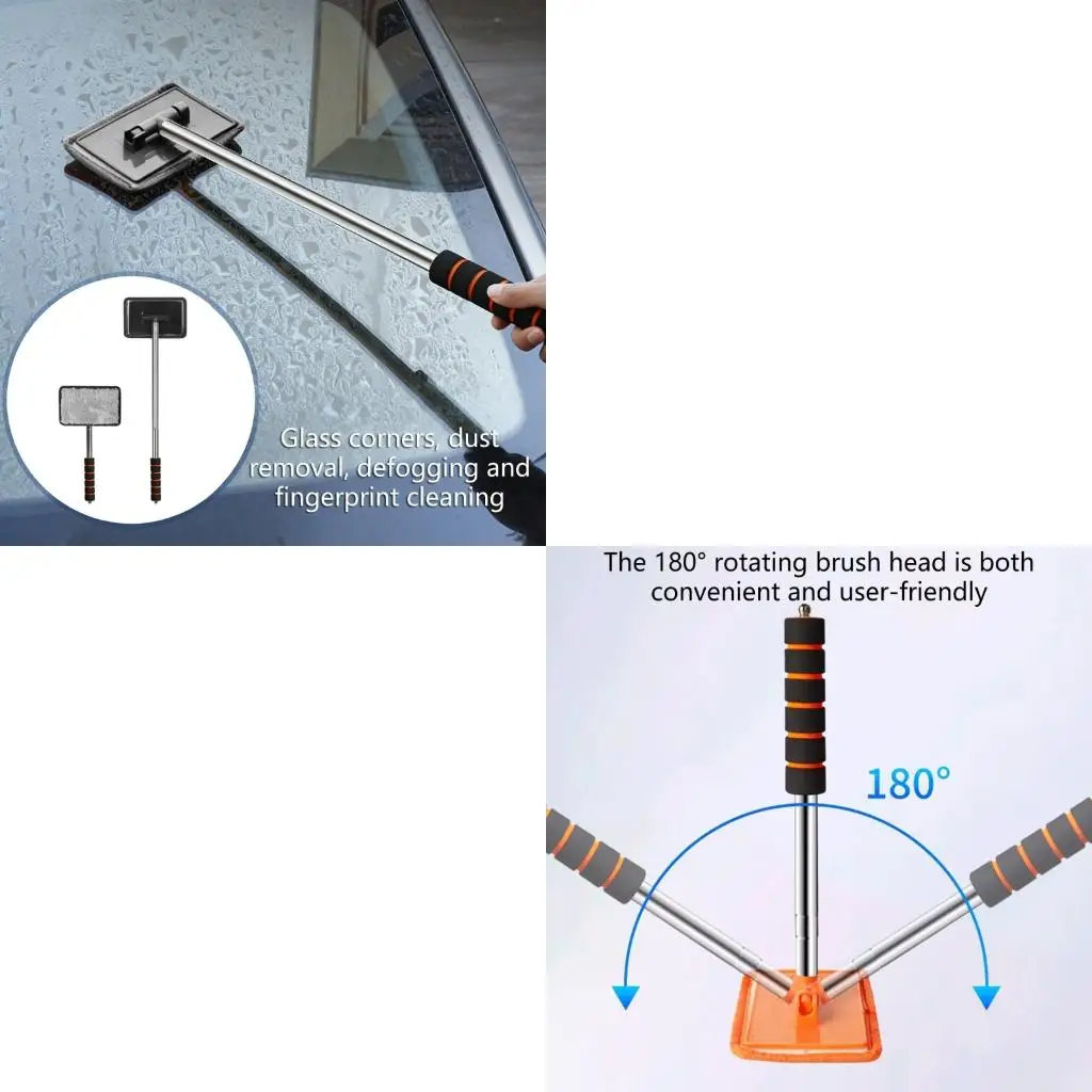 Adjustable Auto Glass Cleaner Tool With Super Absorbent Microfiber Pad Foam Grip
Adjustable Auto Glass Cleaner Tool With Super Absorbent Microfiber Pad Foam Grip