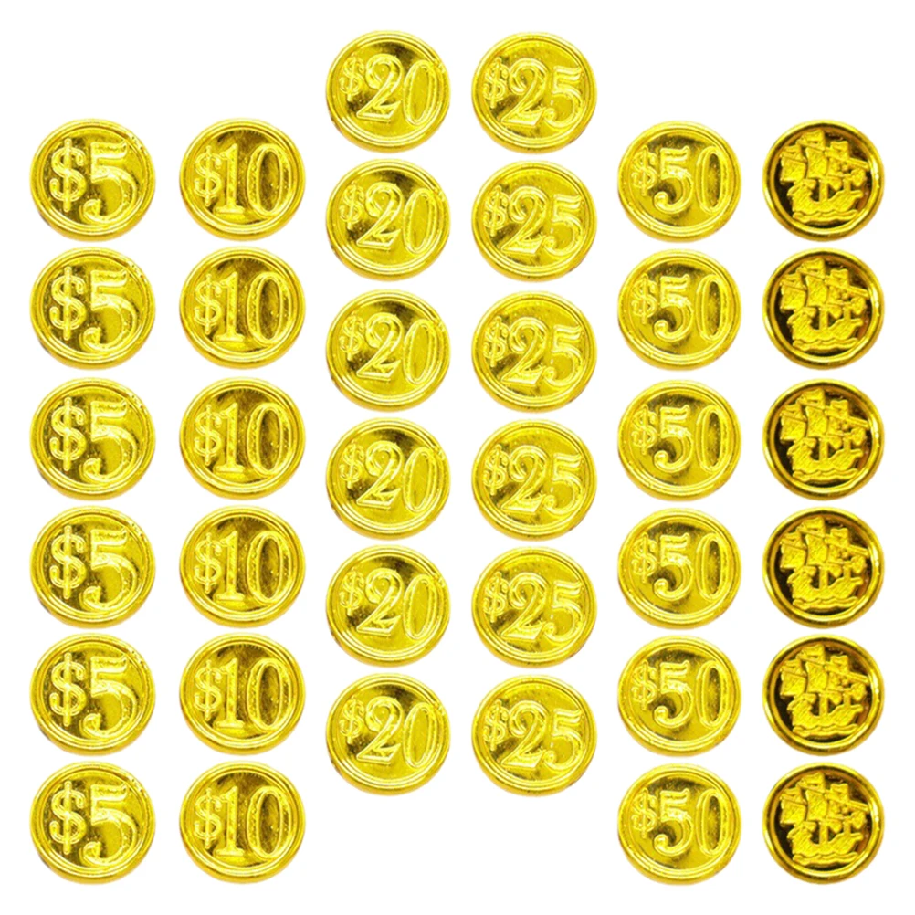 48pcsCoin Prop Pirate Element Toy Funny Toy Prop Plastic For Pirate Theme Party Treasure Hunt Decor
48pcsCoin Prop Pirate Element Toy Funny Toy Prop Plastic For Pirate Theme Party Treasure Hunt Decor