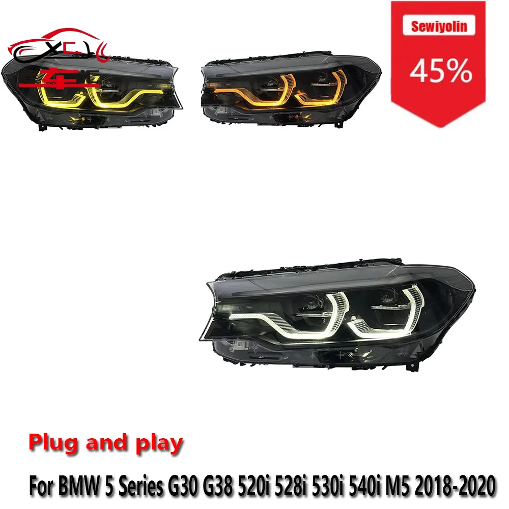 Светодиодные фары для BMW 5 серии G30 G38 F90 M5 2018-2020: противотуманные фары, ДХО, стоп-сигналы, указатели поворота, установка Plug and Play
Светодиодные фары для BMW 5 серии G30 G38 F90 M5 2018-2020: противотуманные фары, ДХО, стоп-сигналы, указатели поворота, установка Plug and Play
