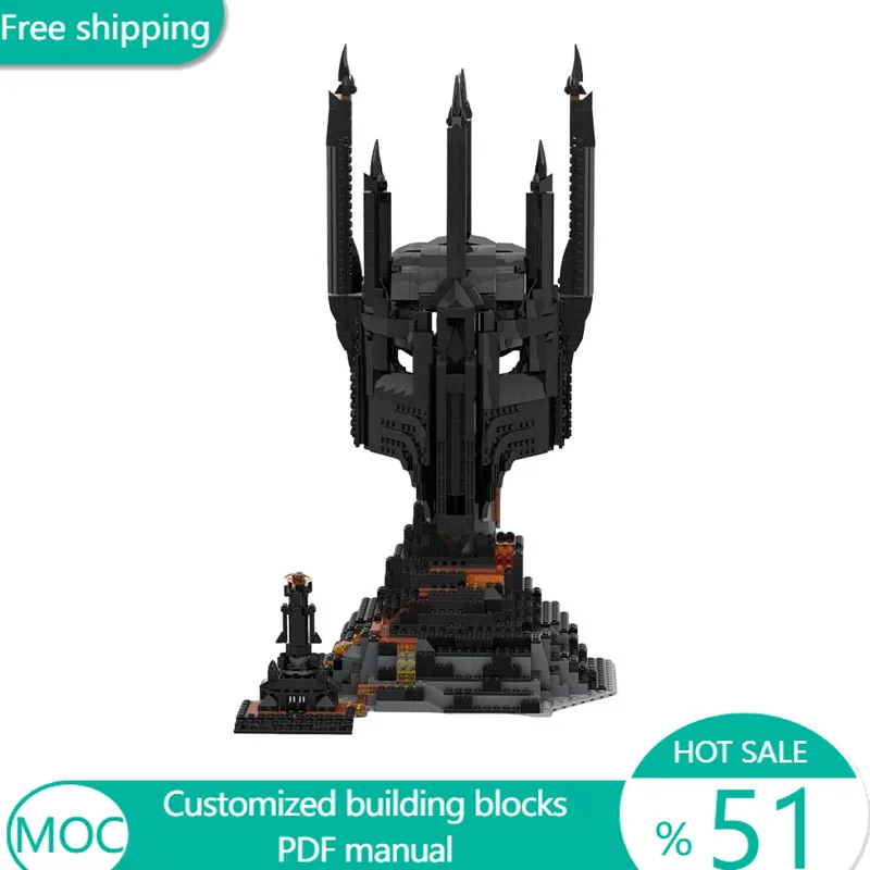 1306 PCS Star Battle Demon Lord Helmet MOC Customize Modular Building Block Educational Creative Design DIY Festival Toy Gift
1306 PCS Star Battle Demon Lord Helmet MOC Customize Modular Building Block Educational Creative Design DIY Festival Toy Gift