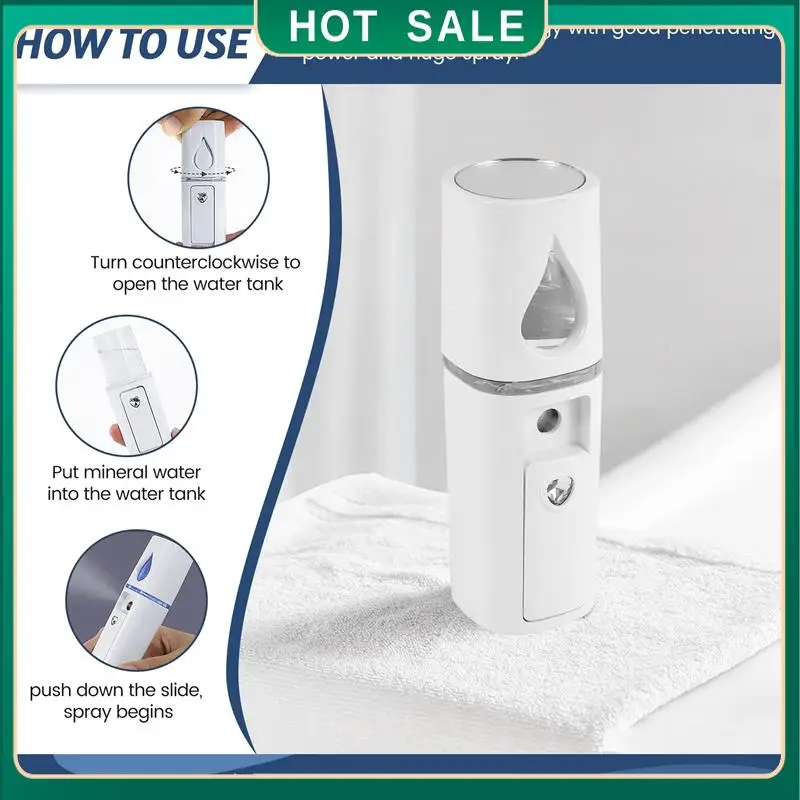 24-Hour Delivery Portable Nano Facial Mister Mini Facial Steamer Atomization Eyelash Extensions With Mirror
24-Hour Delivery Portable Nano Facial Mister Mini Facial Steamer Atomization Eyelash Extensions With Mirror