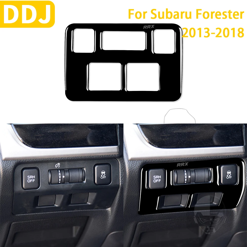 For Subaru Forester 2013-2018 Car Accessories Plastic Piano Black Interior Headlight Adjustment Panel Trim Sticker
For Subaru Forester 2013-2018 Car Accessories Plastic Piano Black Interior Headlight Adjustment Panel Trim Sticker