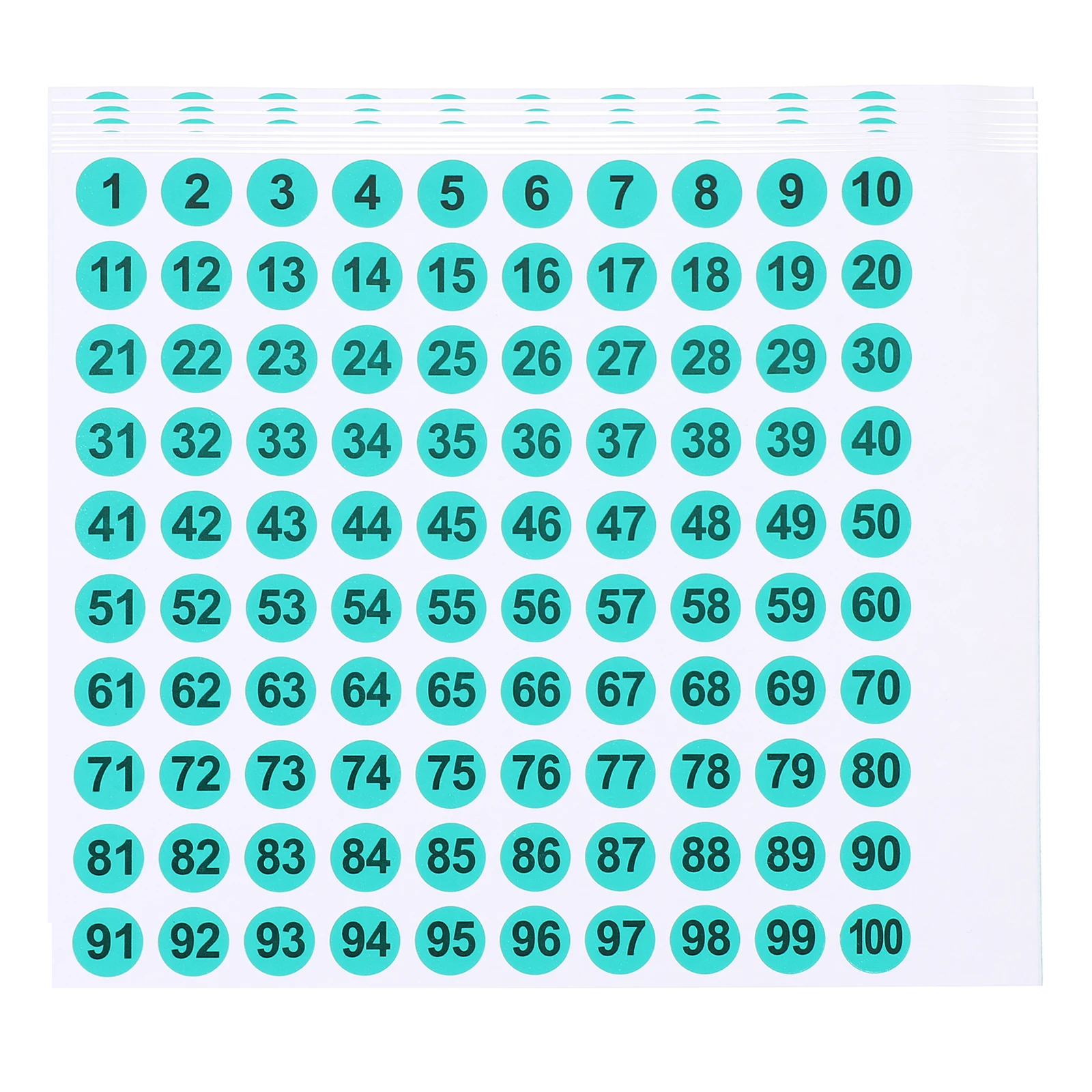 100Pcs Self-Adhesive PVC Round Number Stickers Clear Printing Fun Gift Labels Perfect For Craft Projects
100Pcs Self-Adhesive PVC Round Number Stickers Clear Printing Fun Gift Labels Perfect For Craft Projects