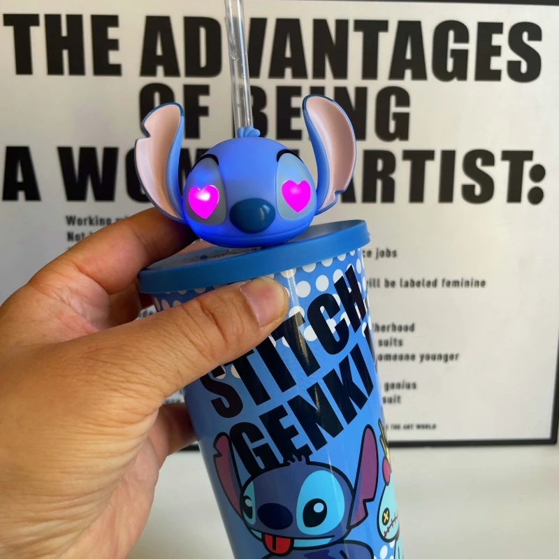 Theater Genuine Product Stitch Eyes Glow Straw Cup Cute Styling Cup Lilo & Stitch Movie Toys Creative Gift
Theater Genuine Product Stitch Eyes Glow Straw Cup Cute Styling Cup Lilo & Stitch Movie Toys Creative Gift