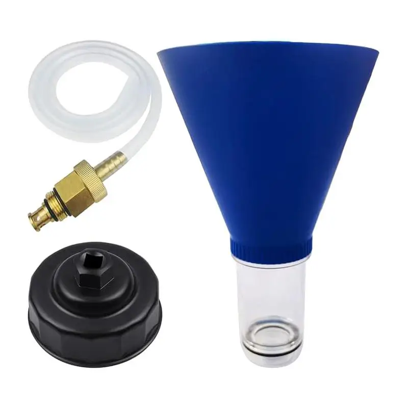 3pcs Set No-Spill Car Oil Funnel Engine Oil Funnel With Threaded Oil Filler Caps Practical Plug Change Set For Car SUV Truck
3pcs Set No-Spill Car Oil Funnel Engine Oil Funnel With Threaded Oil Filler Caps Practical Plug Change Set For Car SUV Truck