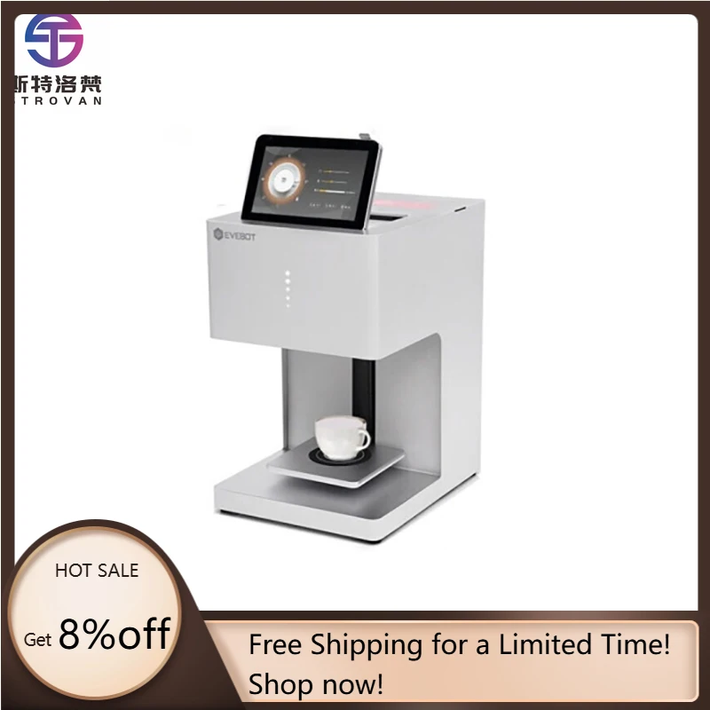 STLF JW For EVEBOT EB-FC1 Selfie Inkjet Printer for Coffee Cappuccino Latte Mocha CAKE with WIFI-enabled XP600 Print Edible
STLF JW For EVEBOT EB-FC1 Selfie Inkjet Printer for Coffee Cappuccino Latte Mocha CAKE with WIFI-enabled XP600 Print Edible