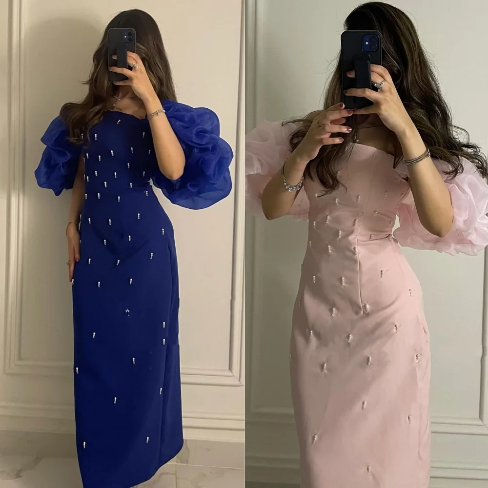 Customized Intricate Matching Jersey Pleat Pearl Rhinestone Straight Off-the-shoulder Midi Dresses Bespoke Occasion Dresses Sexy
Customized Intricate Matching Jersey Pleat Pearl Rhinestone Straight Off-the-shoulder Midi Dresses Bespoke Occasion Dresses Sexy