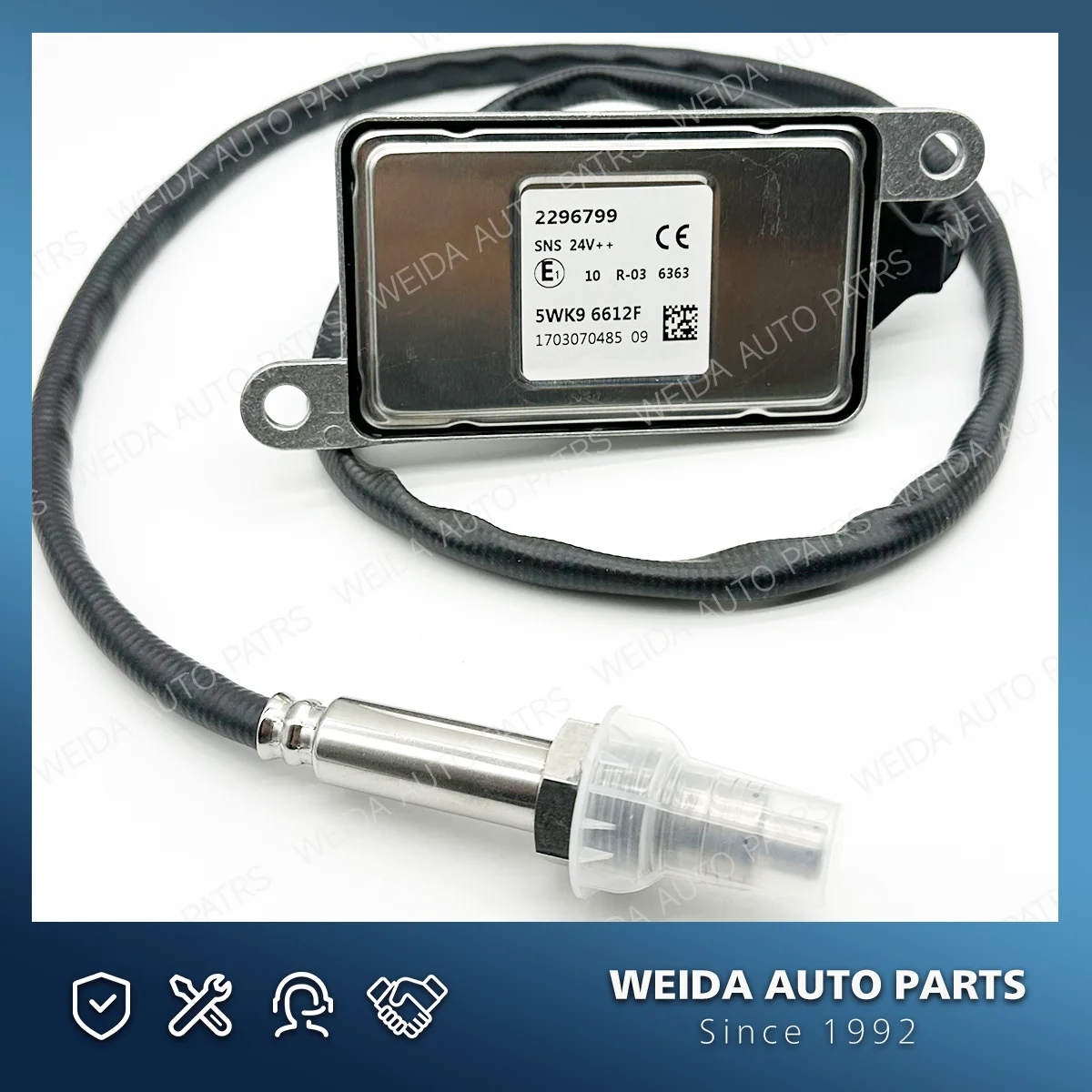 2296799 NOX sensor Nitrogen Oxygen Sensor 2020691 1872080 2247379 5WK96612D 5WK96612F
2296799 NOX sensor Nitrogen Oxygen Sensor 2020691 1872080 2247379 5WK96612D 5WK96612F