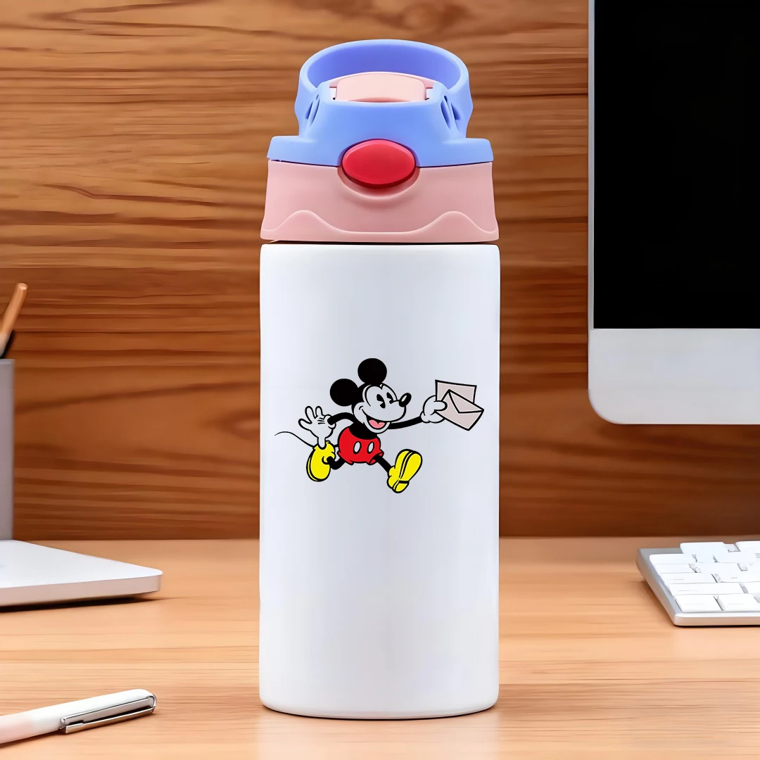 Disney Mickey Mouse cartoon character smiling holding an envelope 304 stainless steel cartoon straw cup childrens water cup Ne
Disney Mickey Mouse cartoon character smiling holding an envelope 304 stainless steel cartoon straw cup childrens water cup Ne