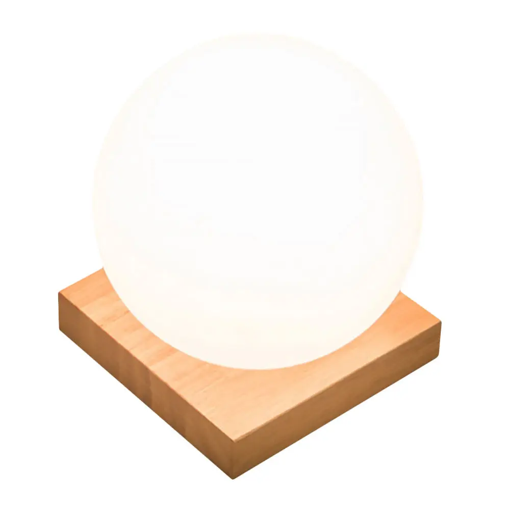 Wooden Lamp Ball Shaped Night Plug Glass Bedside Lamp Simple Bedroom Night Light Home Desk Lighting
Wooden Lamp Ball Shaped Night Plug Glass Bedside Lamp Simple Bedroom Night Light Home Desk Lighting