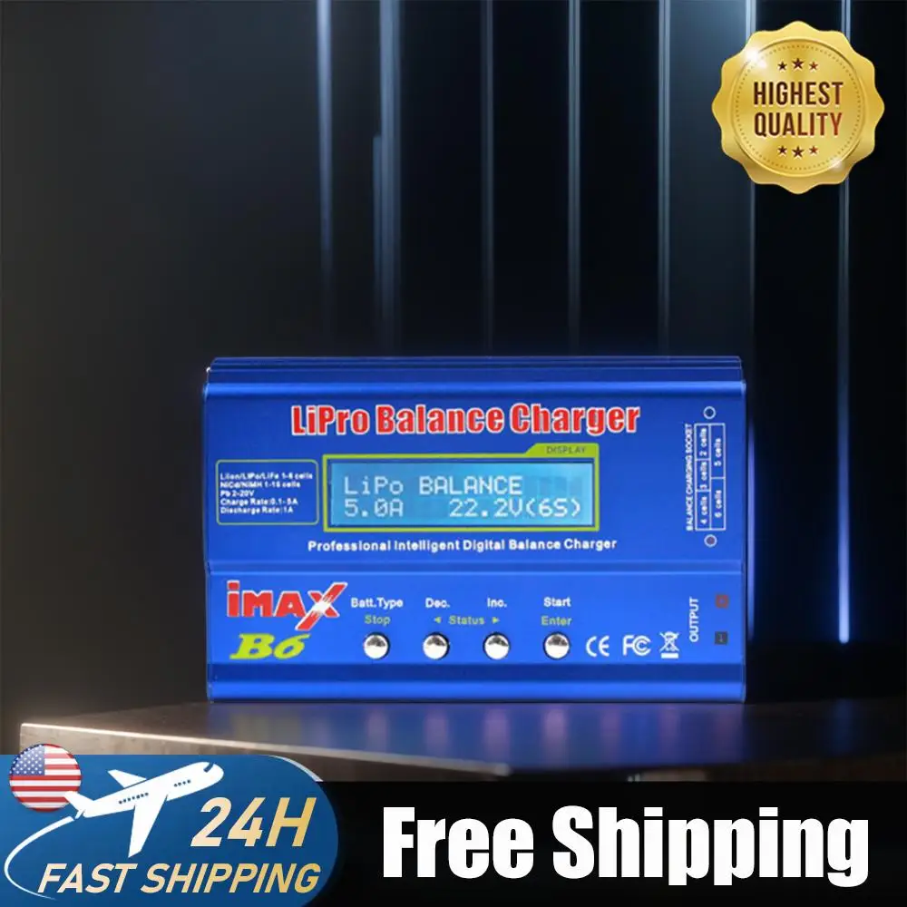 Mini Professional Balance Charger/Discharger for 1S-6S LiPo Lilon Life NiCd NiMh Pb RC Battery for Children
Mini Professional Balance Charger/Discharger for 1S-6S LiPo Lilon Life NiCd NiMh Pb RC Battery for Children