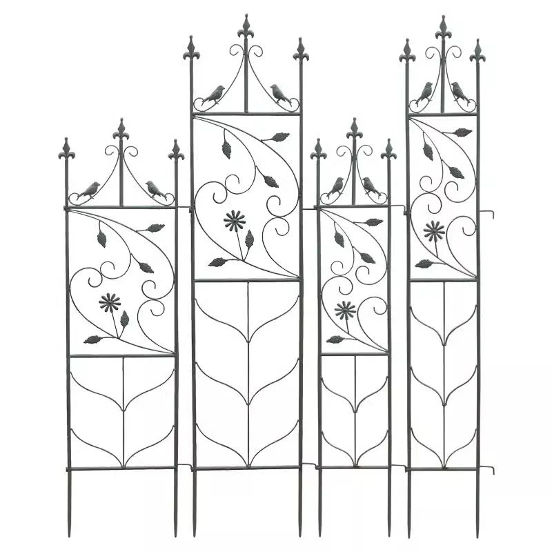 European-style old wrought iron climbing vine frame flower bracket, outdoor garden plant climbing frame
European-style old wrought iron climbing vine frame flower bracket, outdoor garden plant climbing frame