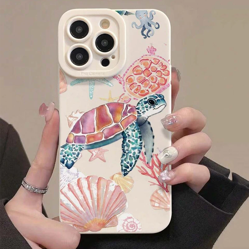 Pink Turtle Shell Pattern Phone Case For iPhone 16 15 14 Pro Max 13 12 11 XS X XR 7 8 Plus 16e Shockproof Silicone Bumper Cover
Pink Turtle Shell Pattern Phone Case For iPhone 16 15 14 Pro Max 13 12 11 XS X XR 7 8 Plus 16e Shockproof Silicone Bumper Cover