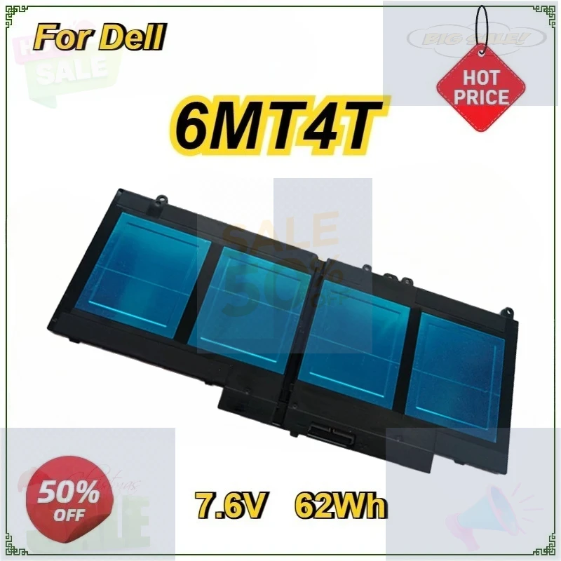 New 6MT4T Laptop Battery for Dell Latitude E5470 E5570 Notebook 15.6" M3510 TXF9M 79VRK 7V69Y 07V69Y 7.6V 62Wh 4 Cells Bateria
New 6MT4T Laptop Battery for Dell Latitude E5470 E5570 Notebook 15.6" M3510 TXF9M 79VRK 7V69Y 07V69Y 7.6V 62Wh 4 Cells Bateria