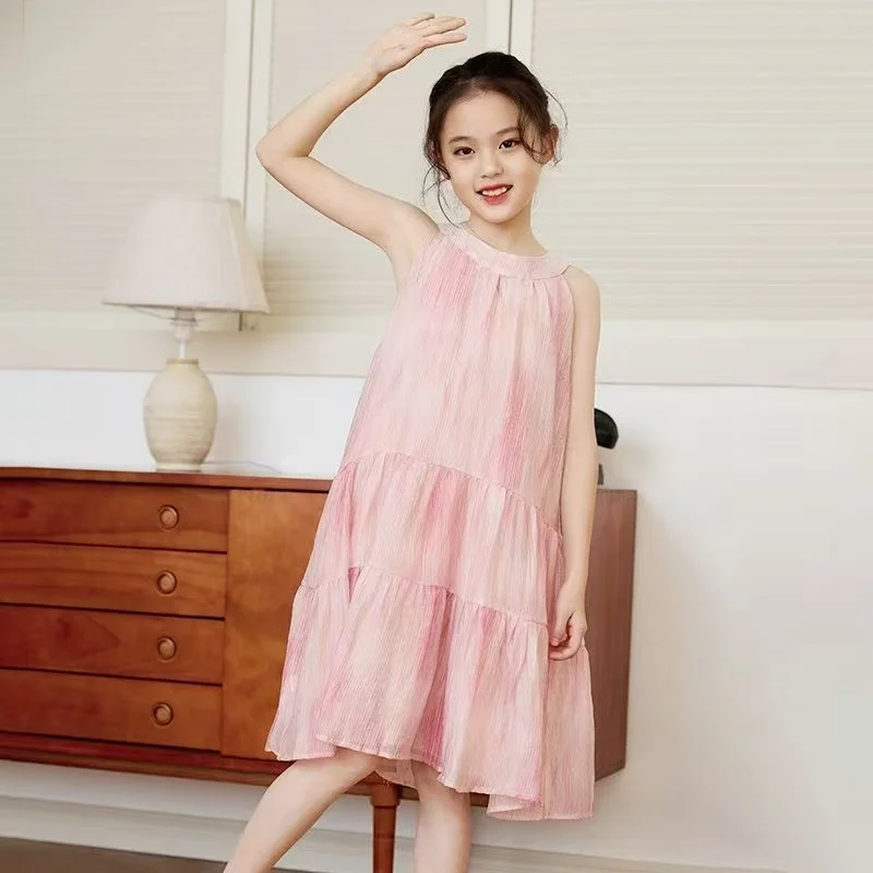 Kids Girls' Summer Dress New Style Little Girls' Strap Skirt Summer Princess Skirt Children's Summer Chiffon Dress 100-160CM
Kids Girls' Summer Dress New Style Little Girls' Strap Skirt Summer Princess Skirt Children's Summer Chiffon Dress 100-160CM