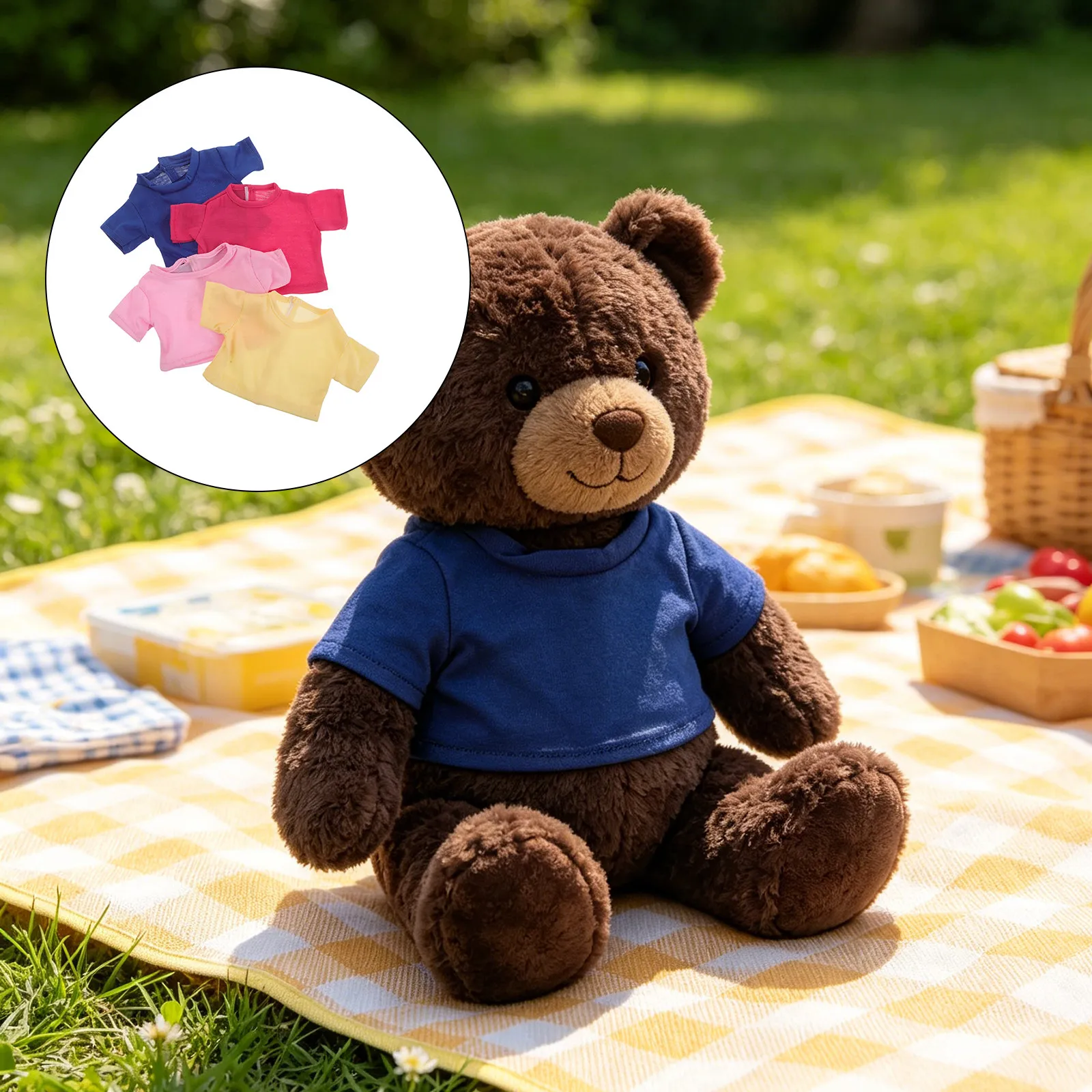 4Pcs Stuffed Bear Tee Shirt Blank Crew Neck Cotton Sublimation Clothes 14-18 Inch Bear DIY Outfit Birthday Graduation 2026
4Pcs Stuffed Bear Tee Shirt Blank Crew Neck Cotton Sublimation Clothes 14-18 Inch Bear DIY Outfit Birthday Graduation 2026