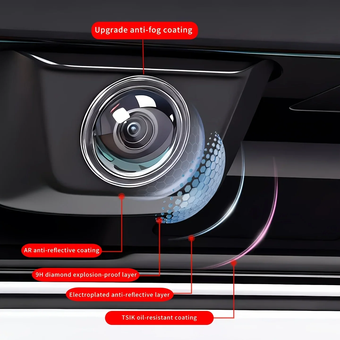 Universal Car Camera Lens Protector 1/2/4PCS Rear View Backup Camera Cover 360° Camera Protection Anti Scratch Waterproof
Universal Car Camera Lens Protector 1/2/4PCS Rear View Backup Camera Cover 360° Camera Protection Anti Scratch Waterproof