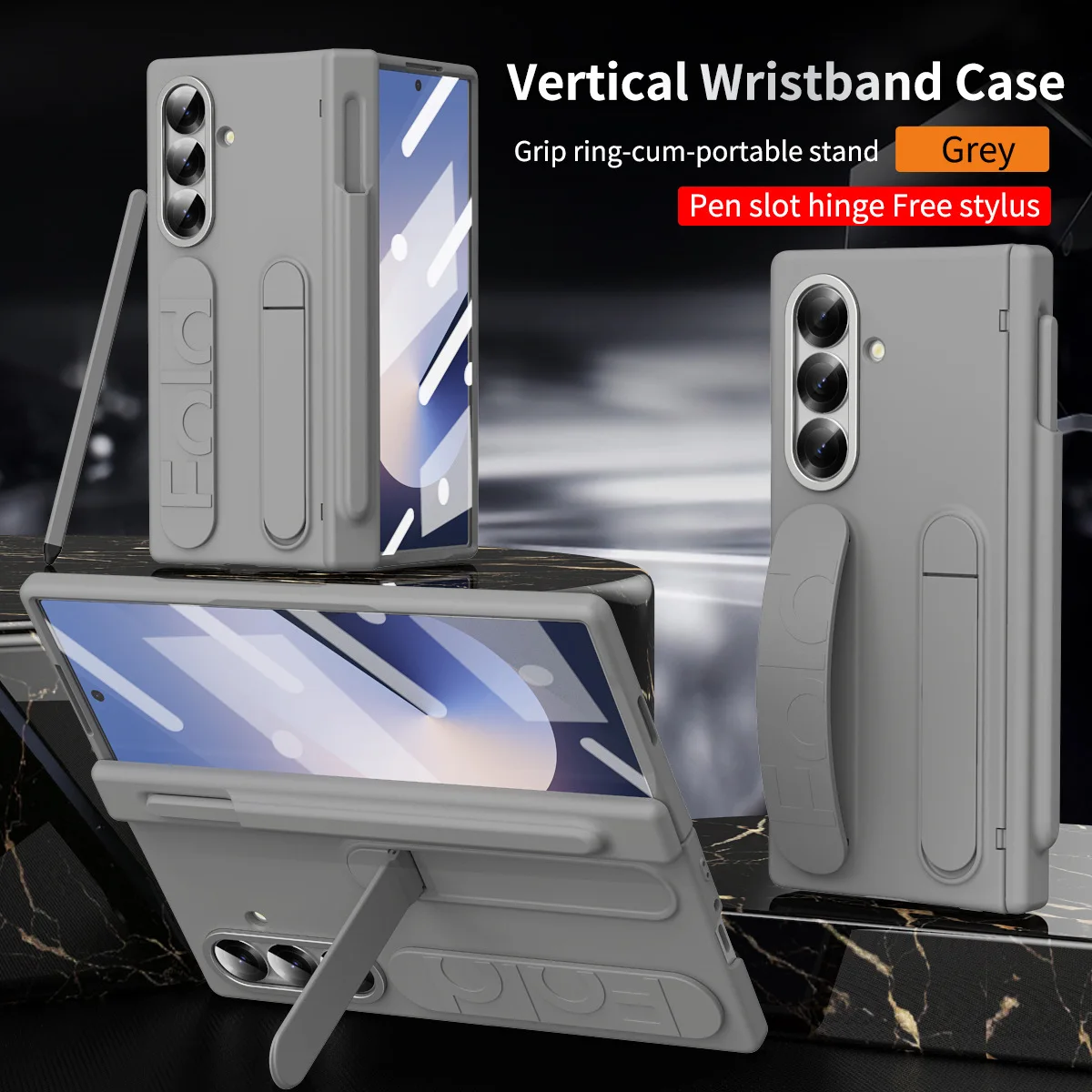 Hinge Wristband Holder Case for Samsung Galaxy Z Fold 7 6 5 4 3 5G With S Pen Slot Screen Glass Protective Cover For Z Fold 6
Hinge Wristband Holder Case for Samsung Galaxy Z Fold 7 6 5 4 3 5G With S Pen Slot Screen Glass Protective Cover For Z Fold 6