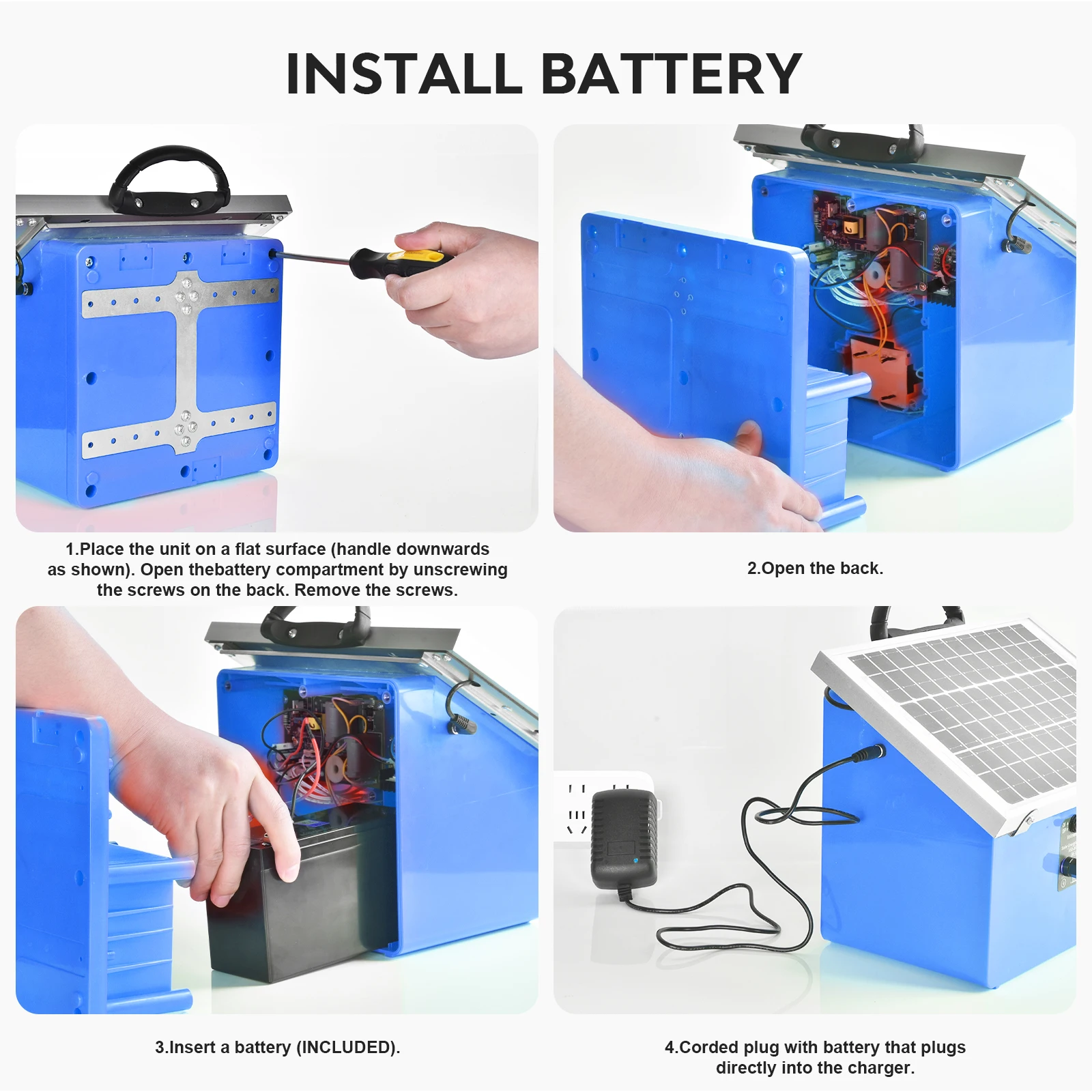 20Miles Solar Electric Fence Charger 0.5 Joule Fence Charger for Livestock Day Night Prevent Predator Invasion Livestock Poultry
20Miles Solar Electric Fence Charger 0.5 Joule Fence Charger for Livestock Day Night Prevent Predator Invasion Livestock Poultry