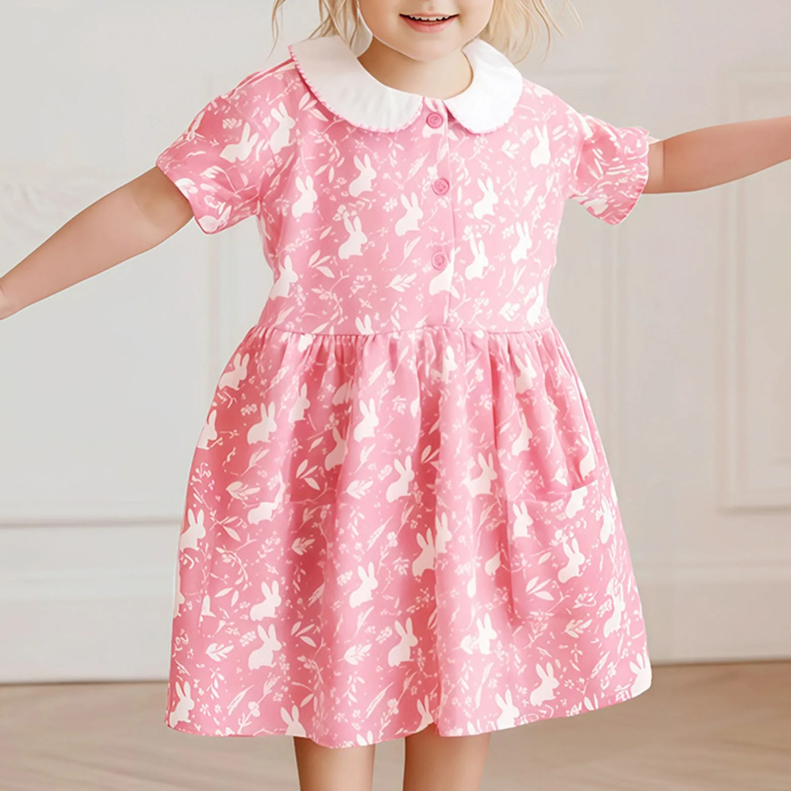 Toddler Girl Short Sleeve Dress Cottn Casual Easter Bunny Applique Tunic Playwear Jerey Clothing Easter for Toddler Girl
Toddler Girl Short Sleeve Dress Cottn Casual Easter Bunny Applique Tunic Playwear Jerey Clothing Easter for Toddler Girl