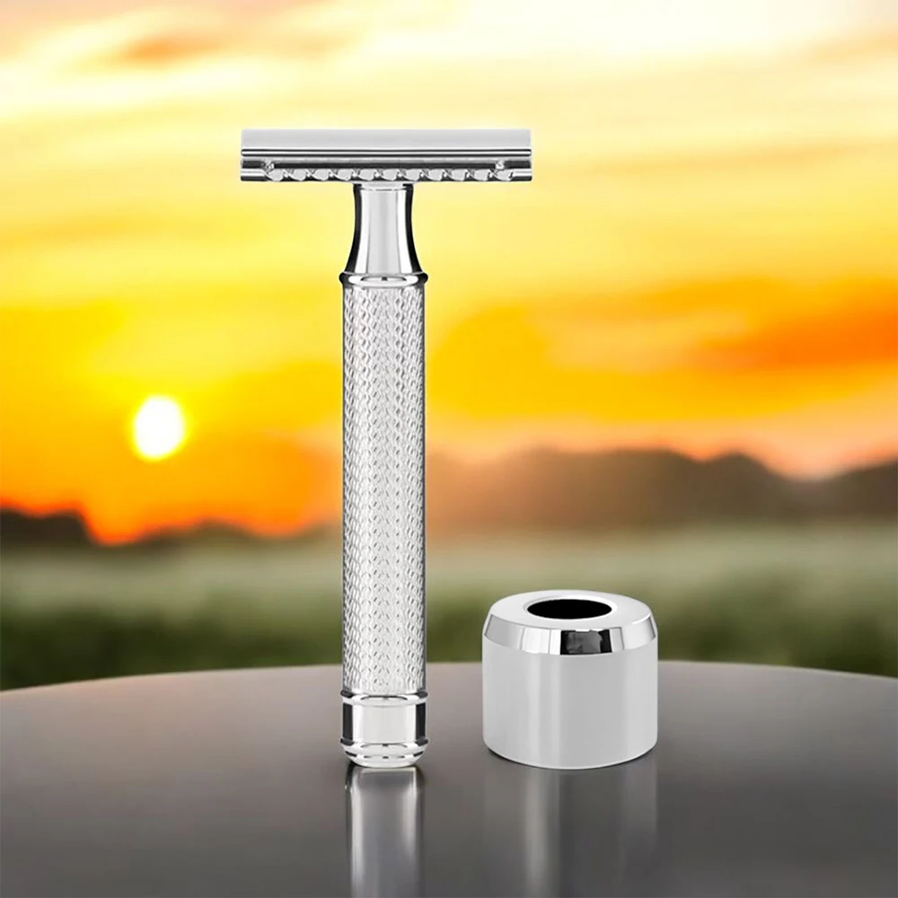 JOKMAE 07TS безопасная бритва из нержавеющей стали для мужчин с подставкой-держателем, подставка с двойным лезвием, безопасная бритва, мужской станок для бритья
JOKMAE 07TS безопасная бритва из нержавеющей стали для мужчин с подставкой-держателем, подставка с двойным лезвием, безопасная бритва, мужской станок для бритья