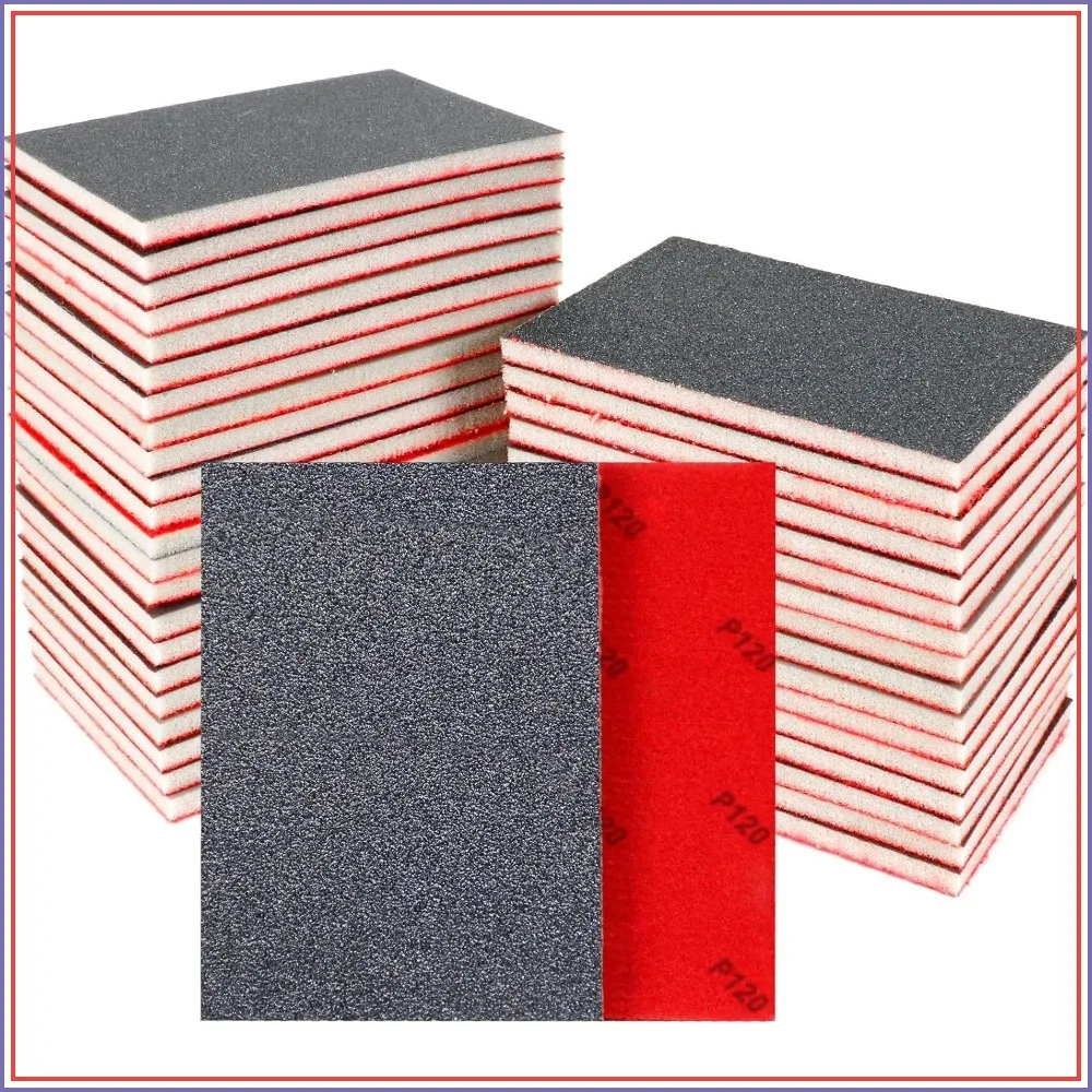 24 Pcs Sanding Sponge 80-3000 Grit, Washable & Reusable Sanding Blocks for Wood, Metal, Drywall, Glazing, Wet Dry Sandpaper
24 Pcs Sanding Sponge 80-3000 Grit, Washable & Reusable Sanding Blocks for Wood, Metal, Drywall, Glazing, Wet Dry Sandpaper