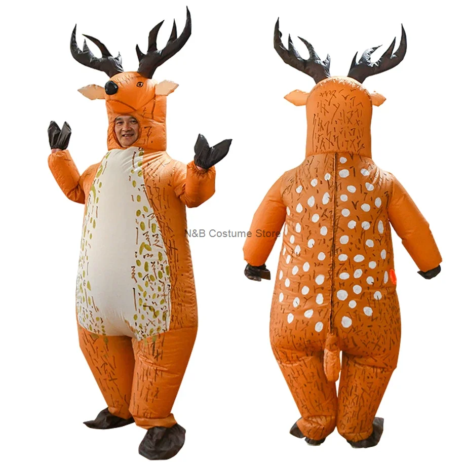 Christmas Eve Carnival Holiday Party Annual Party Adult Role Playing Cartoon Animal Mascot Reindeer Inflatable Costume Gift
Christmas Eve Carnival Holiday Party Annual Party Adult Role Playing Cartoon Animal Mascot Reindeer Inflatable Costume Gift