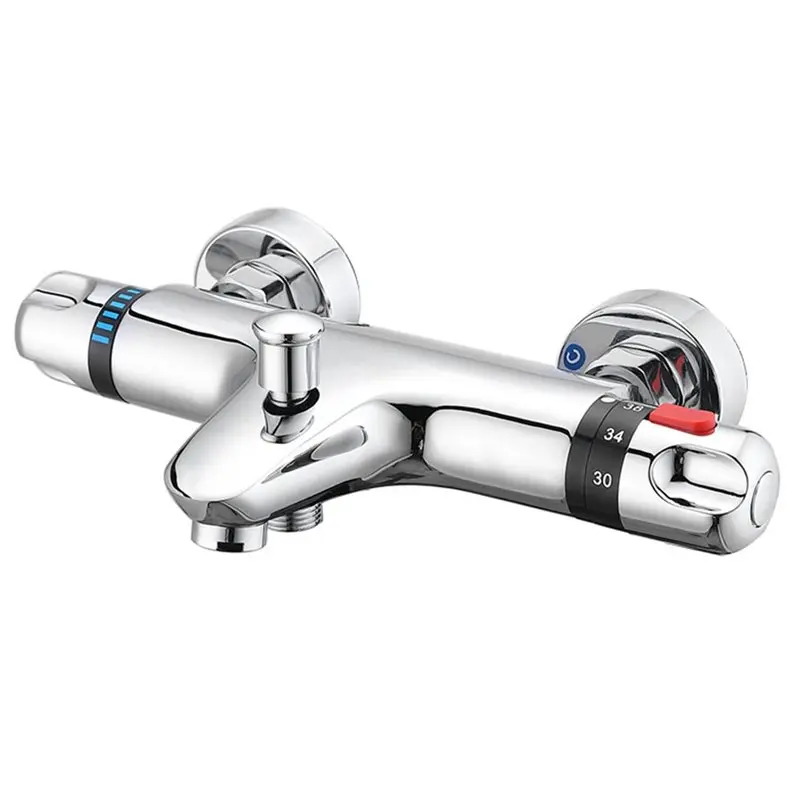 AB46-Bathroom Wall-Mounted Double-Handle Automatic Thermostatic Valve, Bathtub And Shower Faucet Control Valve
AB46-Bathroom Wall-Mounted Double-Handle Automatic Thermostatic Valve, Bathtub And Shower Faucet Control Valve