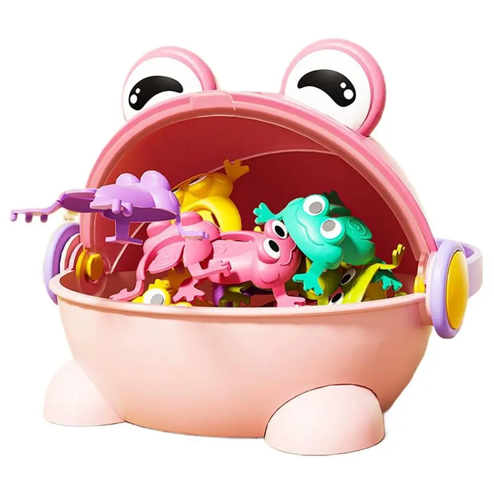 Assorted Colors Fun Jumping Frog Toy with Storage Bucket Parent-child Bounce Bouncing Toad Game Reusable Jumping Passover Frogs
Assorted Colors Fun Jumping Frog Toy with Storage Bucket Parent-child Bounce Bouncing Toad Game Reusable Jumping Passover Frogs