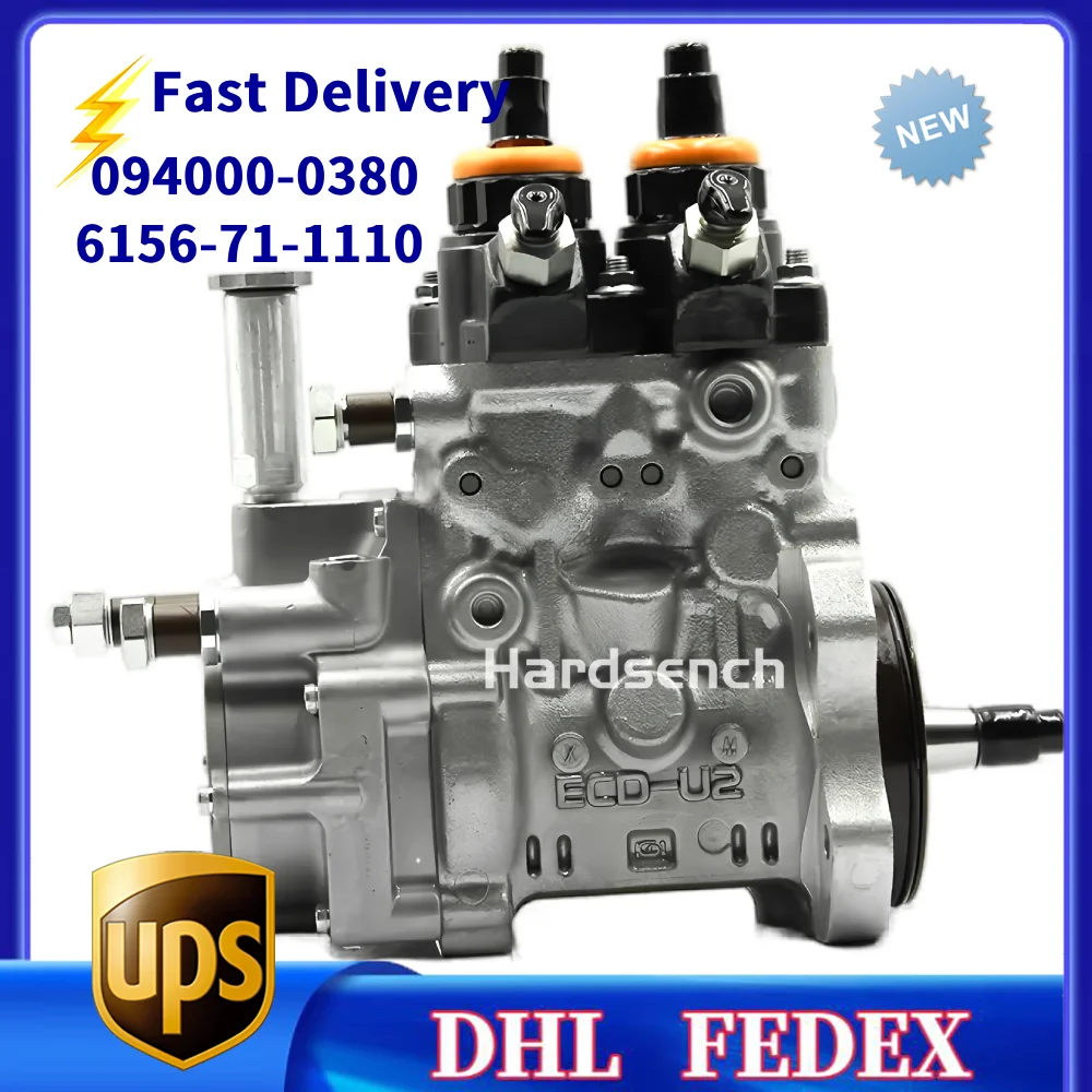 094000-0380 Diesel Fuel Injection Pump 6156-71-1110 Fuel Pump for KOMATSU
094000-0380 Diesel Fuel Injection Pump 6156-71-1110 Fuel Pump for KOMATSU
