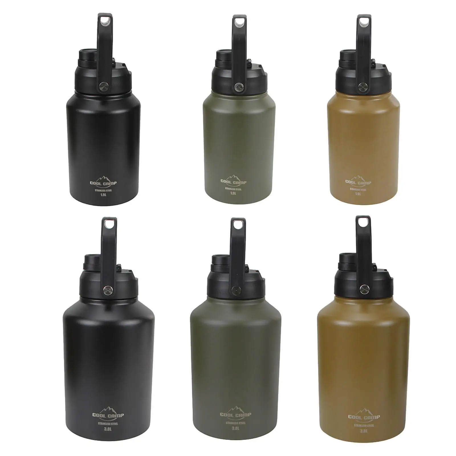 Gallon Insulated Water Bottle Large Capacity with Handle Lids Leakproof for Hot Cold Drinks for Hiking Gym Fishing Sports Party
Gallon Insulated Water Bottle Large Capacity with Handle Lids Leakproof for Hot Cold Drinks for Hiking Gym Fishing Sports Party