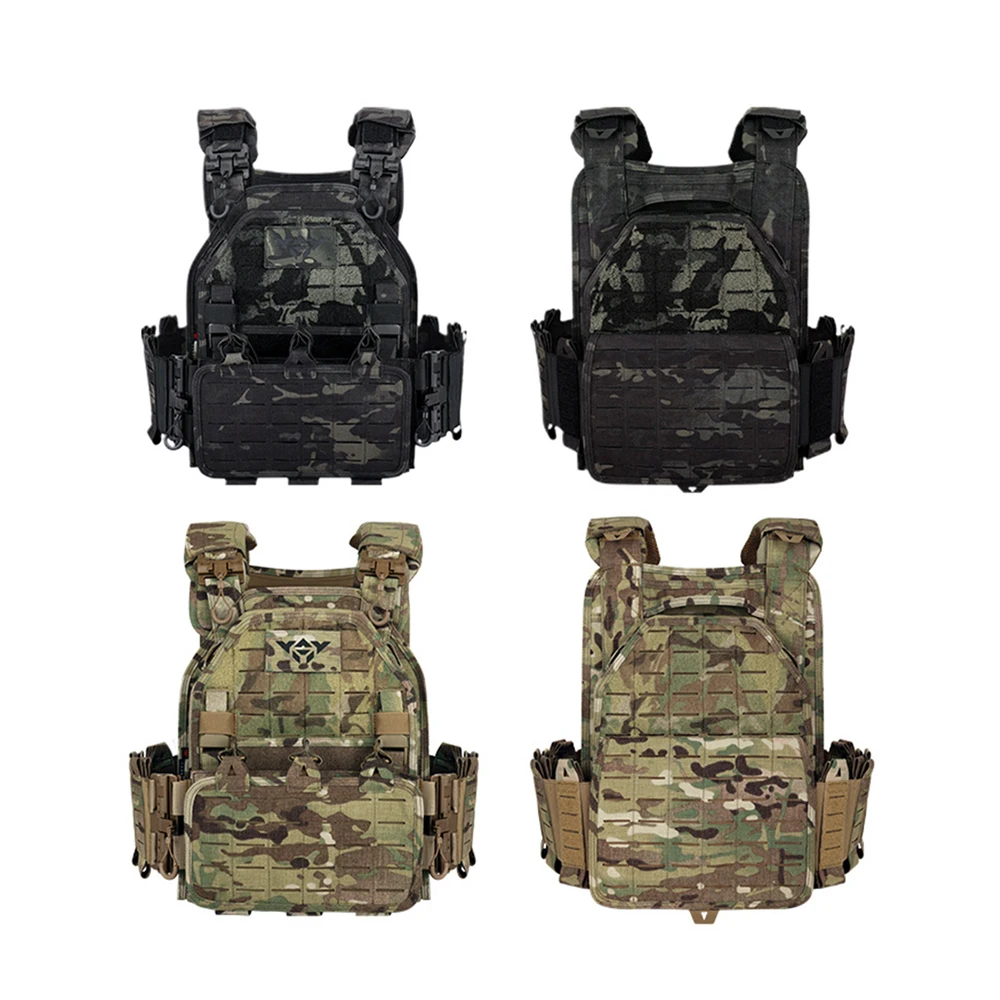 MOLLE Tactical Plate Carrier Vest Triple Magazine Pouch Quick Release Buckle Elastic Assult Elastic Cummerbund Hunting Vest
MOLLE Tactical Plate Carrier Vest Triple Magazine Pouch Quick Release Buckle Elastic Assult Elastic Cummerbund Hunting Vest