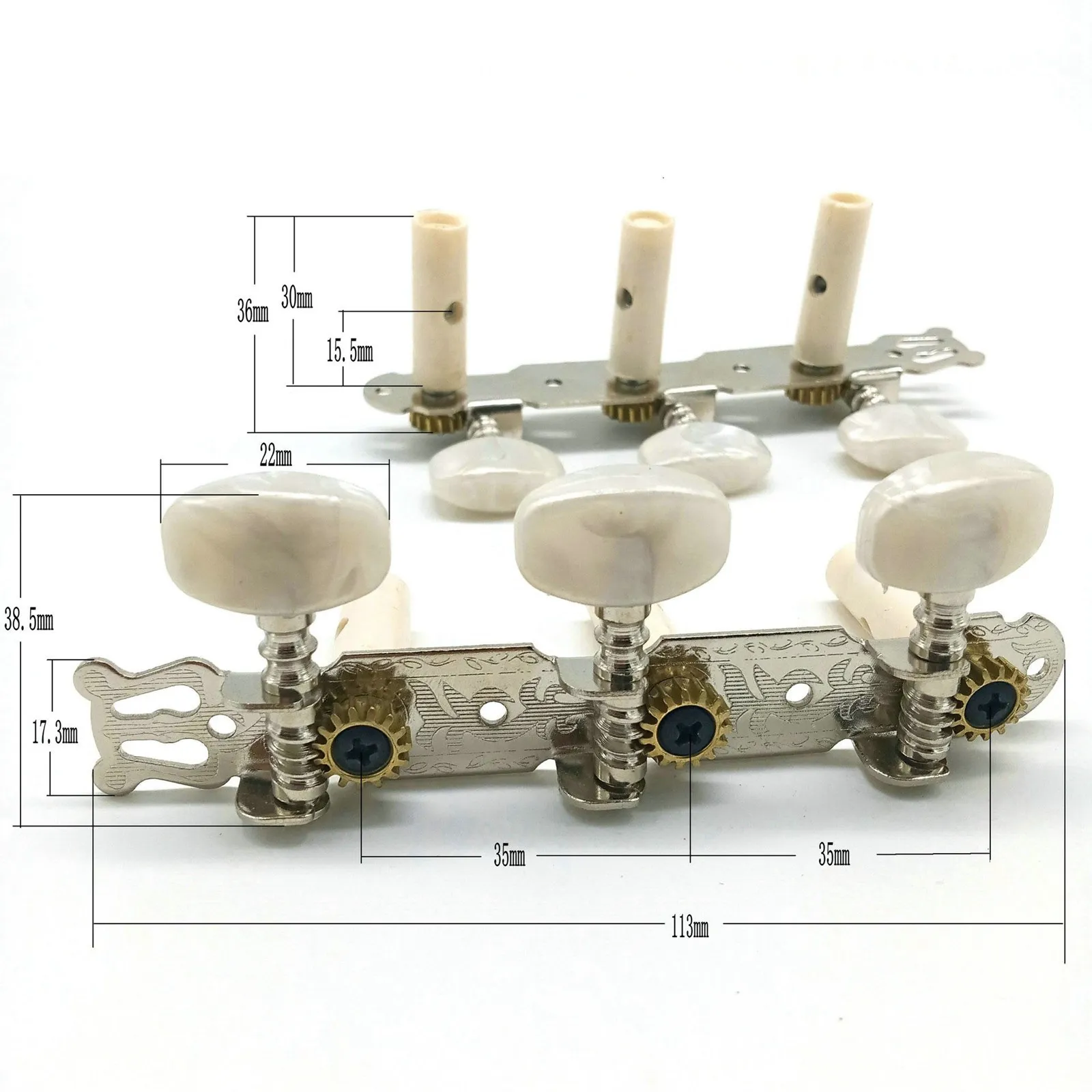 A79E-One Set Of Classical Guitar Tuning Keys Pegs Machine Heads String Tuning Pegs For Classic Guitar Accessory Part
A79E-One Set Of Classical Guitar Tuning Keys Pegs Machine Heads String Tuning Pegs For Classic Guitar Accessory Part