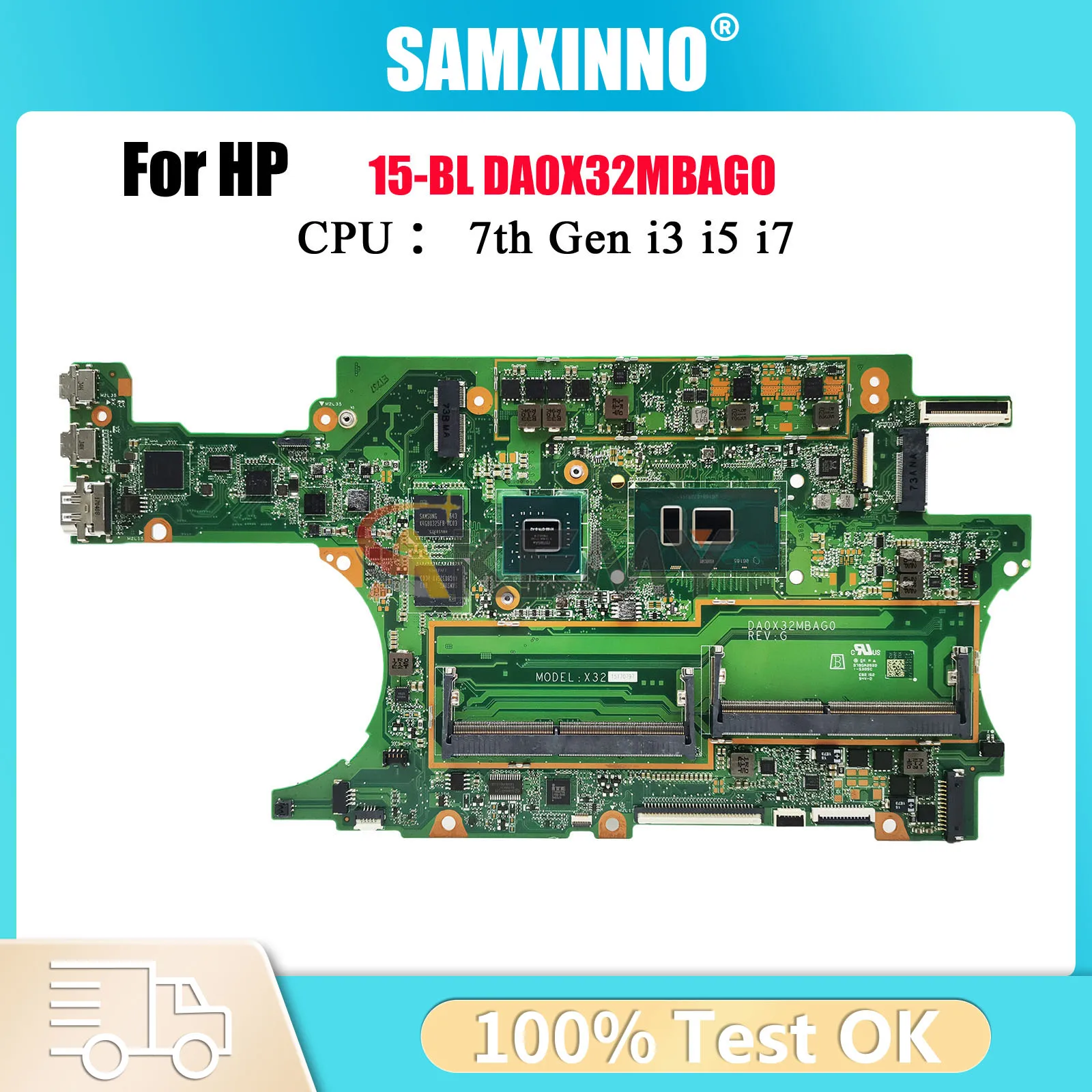 DA0X32MBAG0 Материнская плата для ноутбука HP Spectre X360 15-BL с процессором i7 940MX 2 ГБ графического процессора 911083-601 911083-001 100% полностью протестировано
DA0X32MBAG0 Материнская плата для ноутбука HP Spectre X360 15-BL с процессором i7 940MX 2 ГБ графического процессора 911083-601 911083-001 100% полностью протестировано