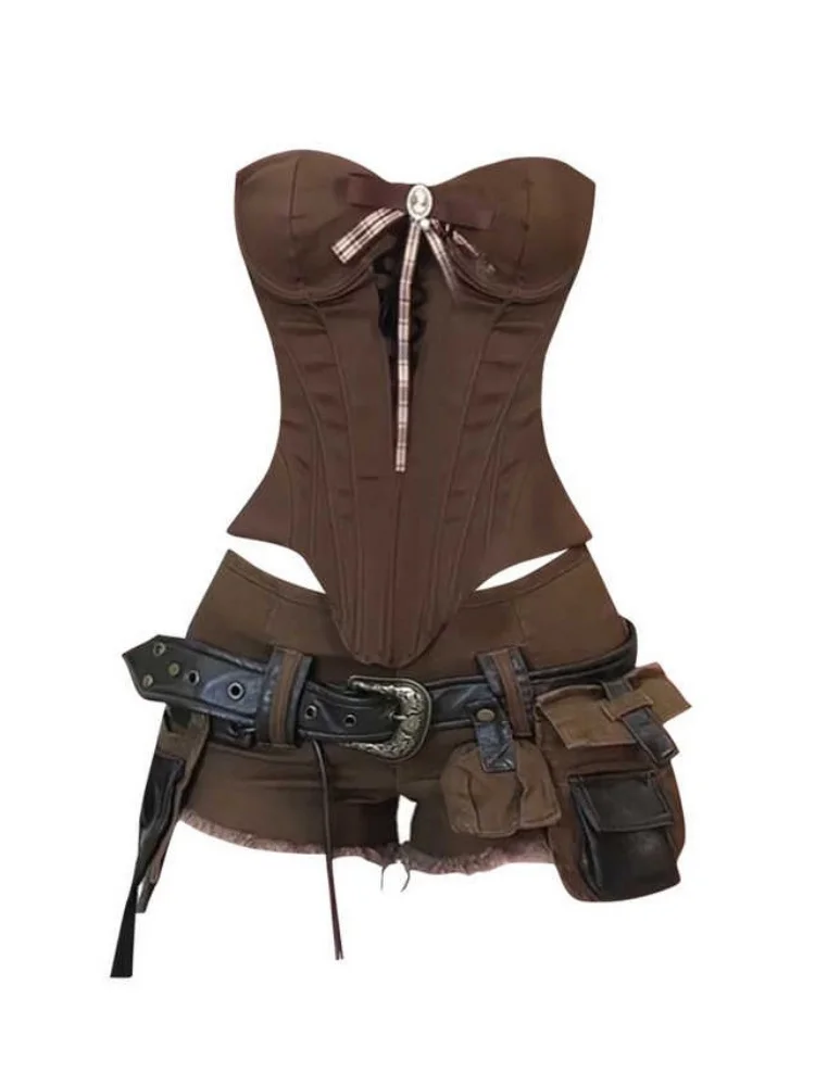 Unique Pure Desire Trendy Set Women's Slim Fit Short Pants Hot Girl Outfit Casual Style High Waist V-Neck Tank Top And Shorts
Unique Pure Desire Trendy Set Women's Slim Fit Short Pants Hot Girl Outfit Casual Style High Waist V-Neck Tank Top And Shorts