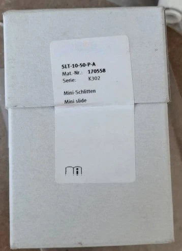 Brand New SLT-10-50-P-A 170558 Sliding Cylinder, Quality Assurance Fast transport
Brand New SLT-10-50-P-A 170558 Sliding Cylinder, Quality Assurance Fast transport
