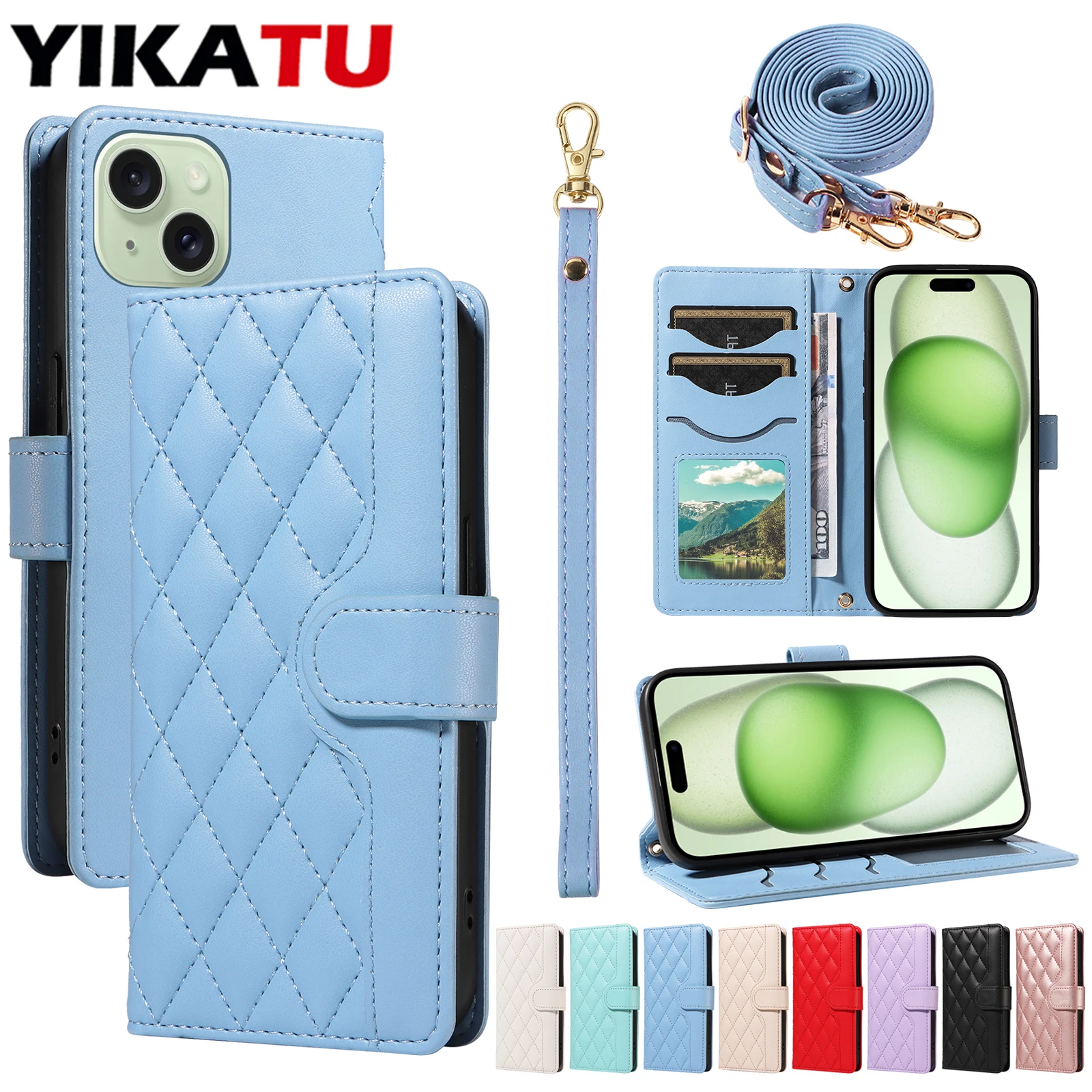 Wallet Case With Long Lanyard For iPhone X XR XS Max 6 7 8 Plus SE2 SE3 12 13 14 15 Pro 16E 16 17 Pro Max Flip Card Slot Coque
Wallet Case With Long Lanyard For iPhone X XR XS Max 6 7 8 Plus SE2 SE3 12 13 14 15 Pro 16E 16 17 Pro Max Flip Card Slot Coque