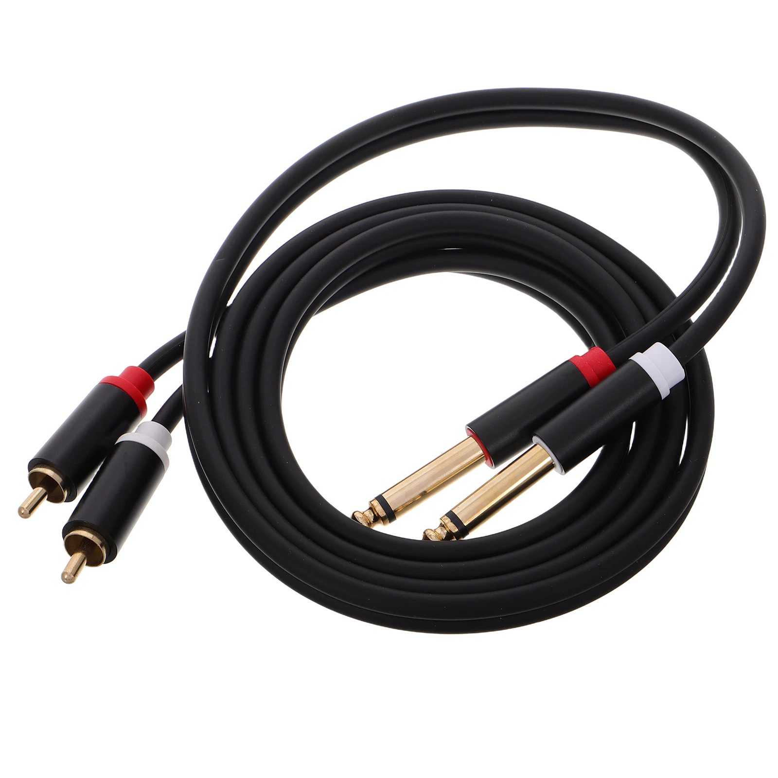 Dual Stereo Audio Cable 6.35Mm Gold Plated Aluminum Shell Stable Signal Transmission For Mixers Instruments Recording Studios
Dual Stereo Audio Cable 6.35Mm Gold Plated Aluminum Shell Stable Signal Transmission For Mixers Instruments Recording Studios