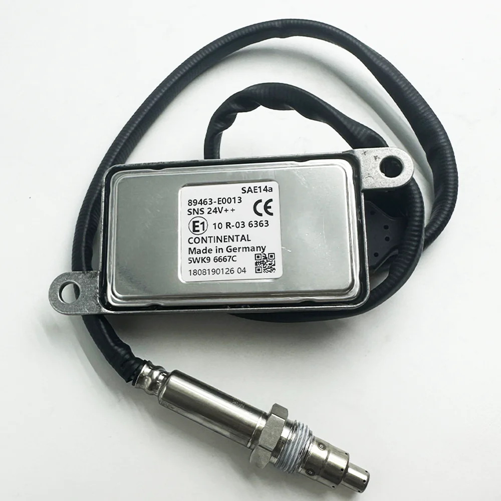 5WK96667C 89463-E0013 89463E0013 fits for Hino Diesel Truck SNS 24V Nox Sensor Nitrogen Oxide Sensor High Quality
5WK96667C 89463-E0013 89463E0013 fits for Hino Diesel Truck SNS 24V Nox Sensor Nitrogen Oxide Sensor High Quality