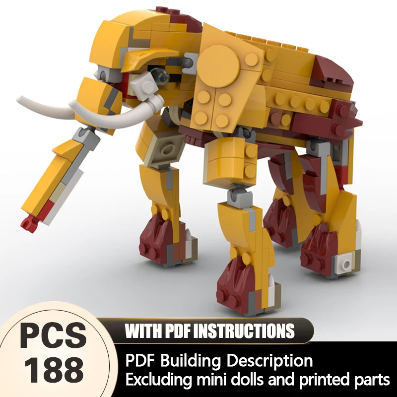 Creators Animal Series Model MOC Building Bricks Yellow Elephant Modular Technology Gifts Holiday Assemble Children Toys Suit
Creators Animal Series Model MOC Building Bricks Yellow Elephant Modular Technology Gifts Holiday Assemble Children Toys Suit