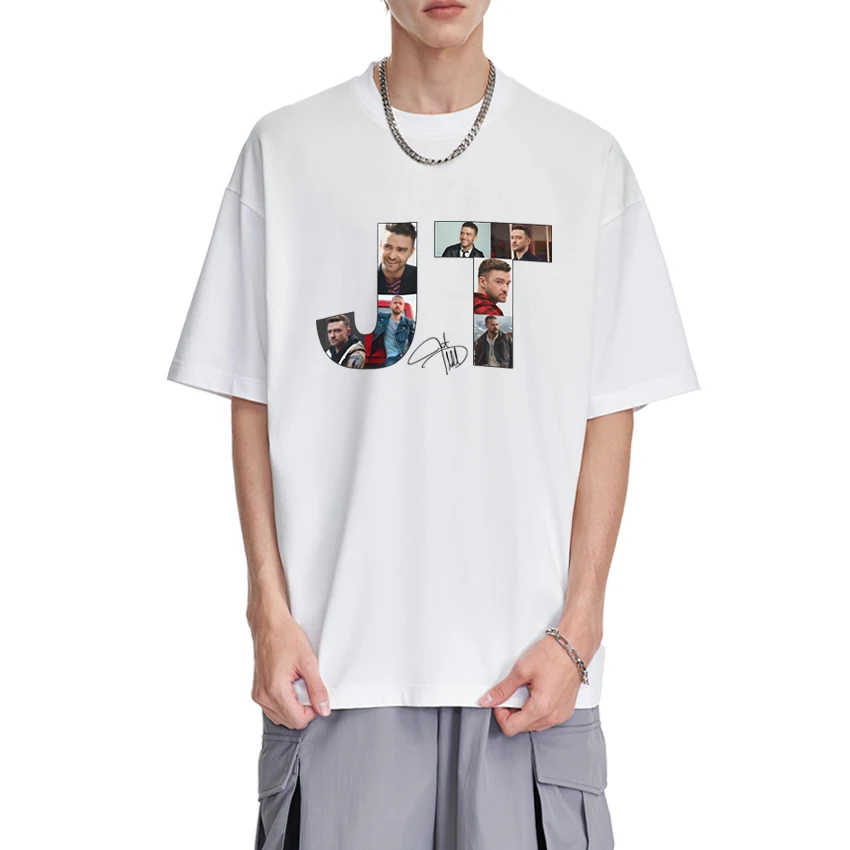 Singer Justin Timberlake albums Tour 2025 printed T shirt Men Women Fashion Y2k short sleeve T-shirts Unisex 100% Cotton Tops
Singer Justin Timberlake albums Tour 2025 printed T shirt Men Women Fashion Y2k short sleeve T-shirts Unisex 100% Cotton Tops